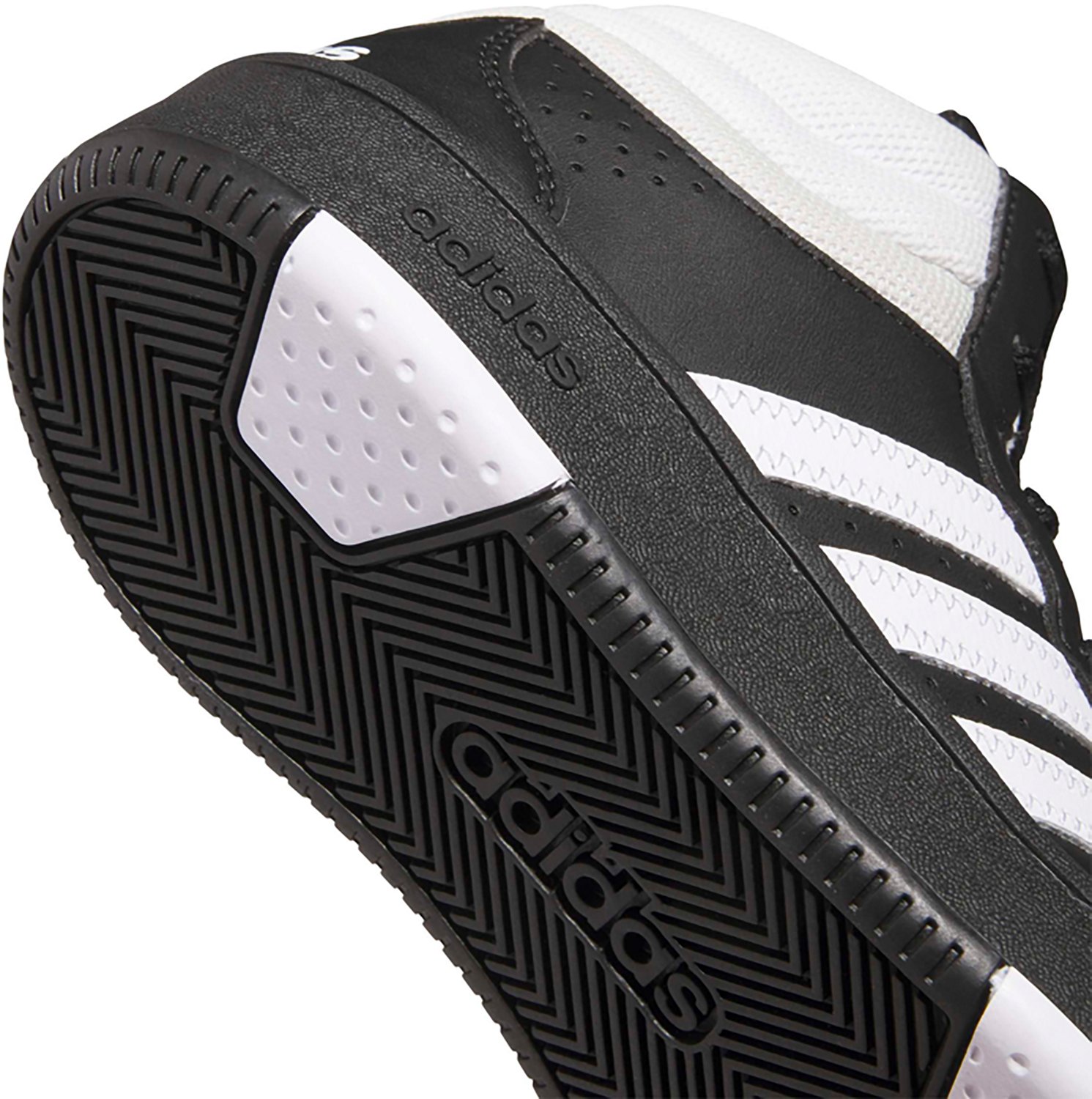 adidas Kids' Hoops Mid Top Classic Sportswear Shoes - view number 8
