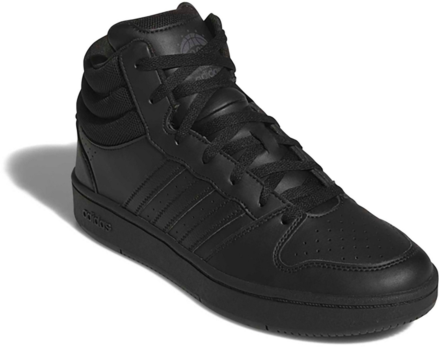 adidas Adults' Hoops Mid Top Classic Sportswear Shoes - view number 3