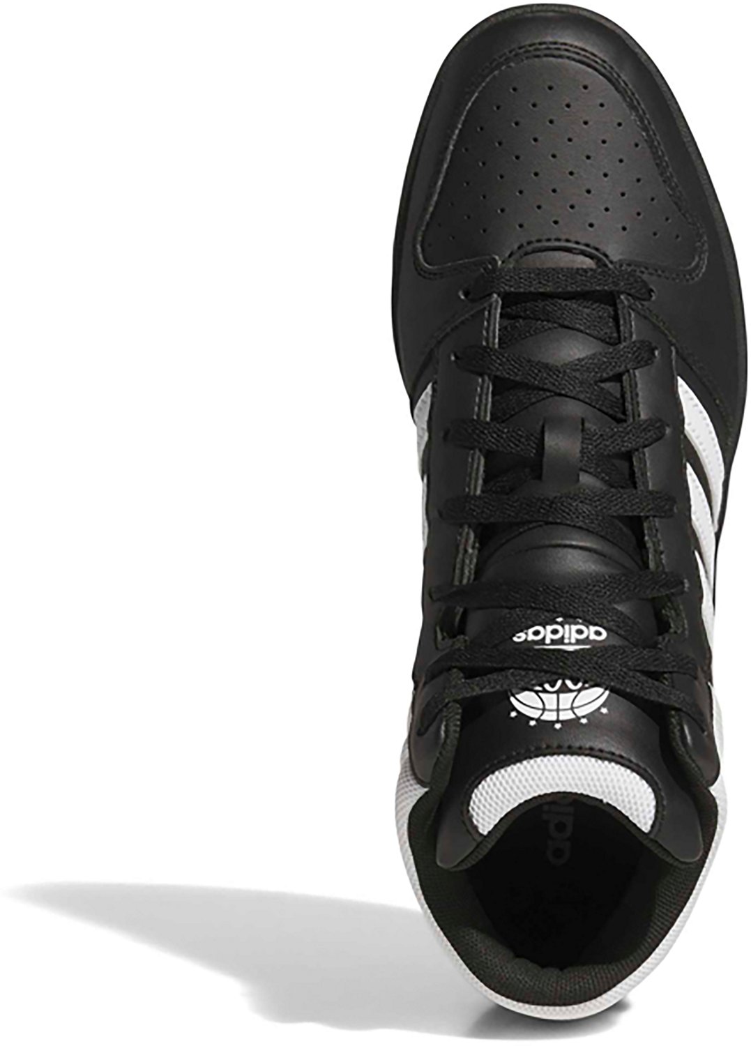adidas Adults' Hoops Mid Top Classic Sportswear Shoes - view number 5