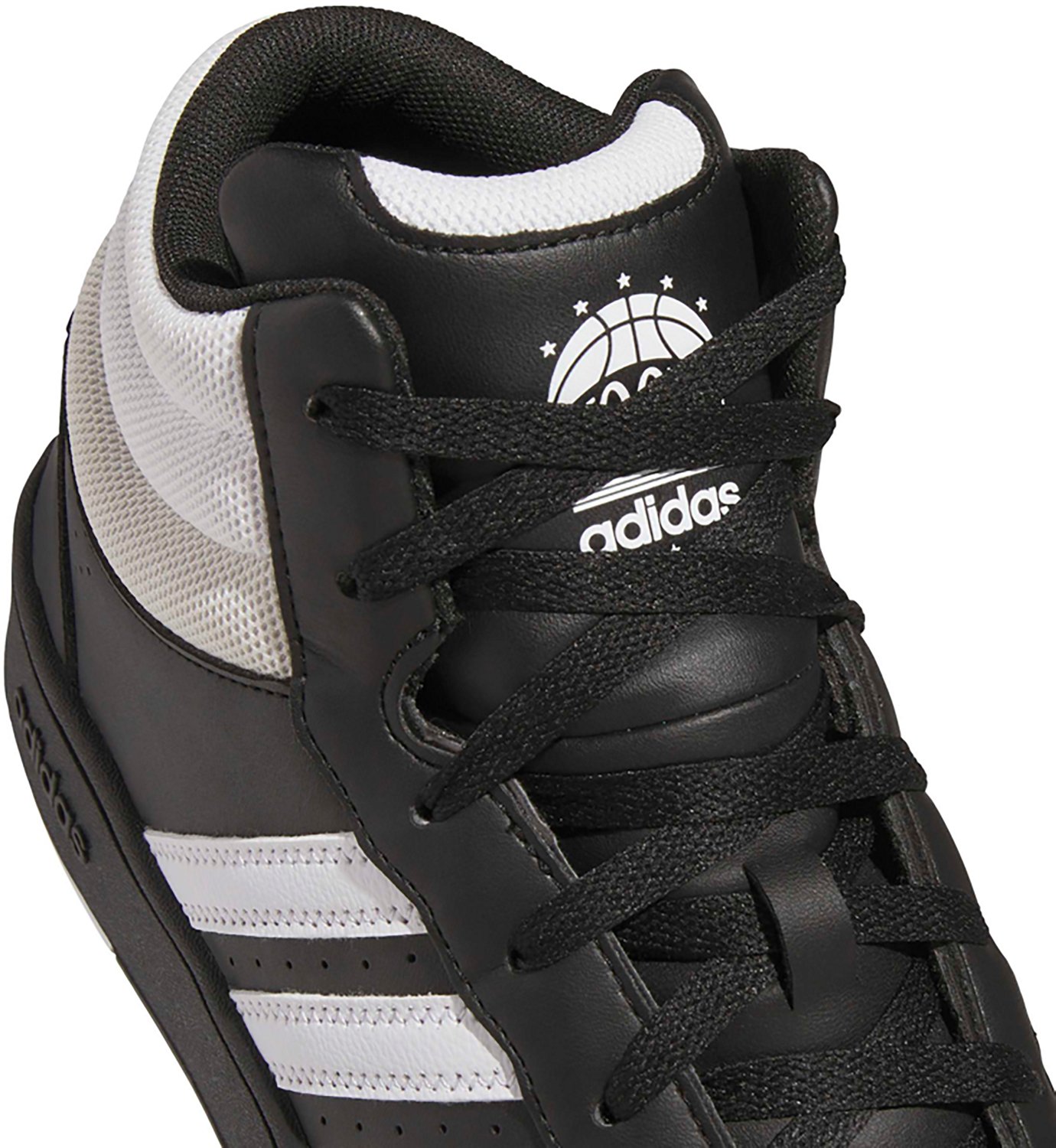 adidas Adults' Hoops Mid Top Classic Sportswear Shoes - view number 8