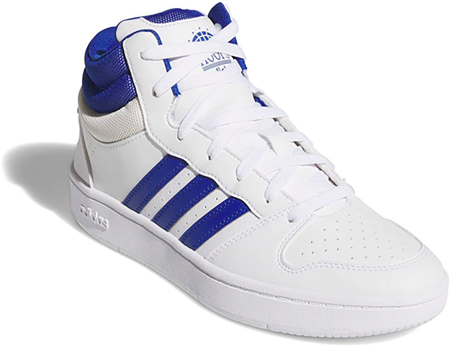 adidas Adults' Hoops Mid Top Classic Sportswear Shoes - view number 3