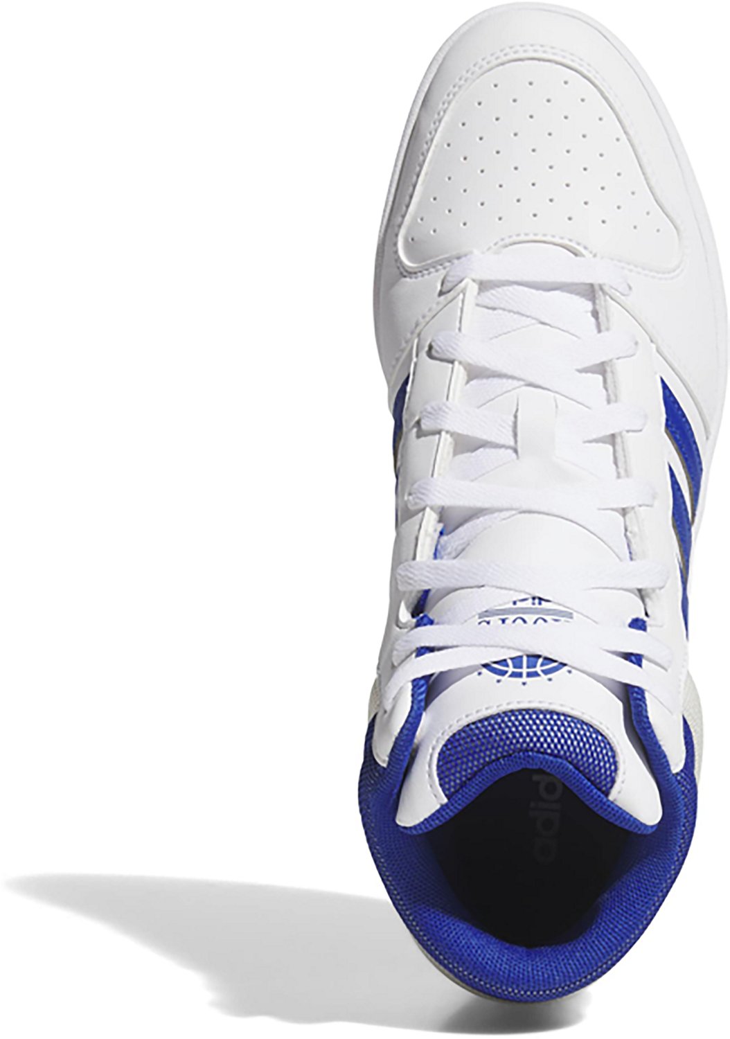 adidas Adults' Hoops Mid Top Classic Sportswear Shoes - view number 5