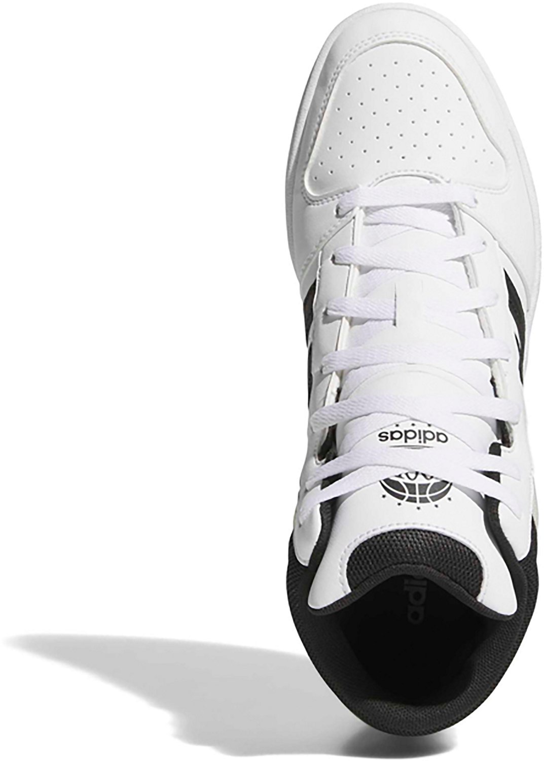 adidas Adults' Hoops Mid Top Classic Sportswear Shoes - view number 5