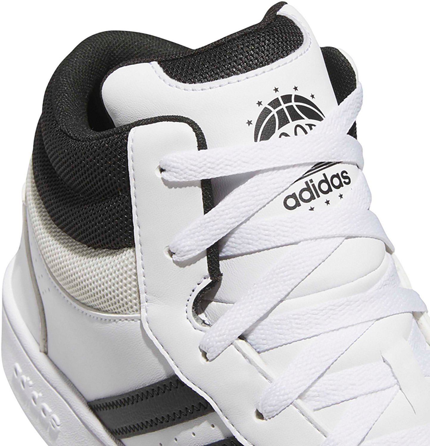 adidas Adults' Hoops Mid Top Classic Sportswear Shoes - view number 7