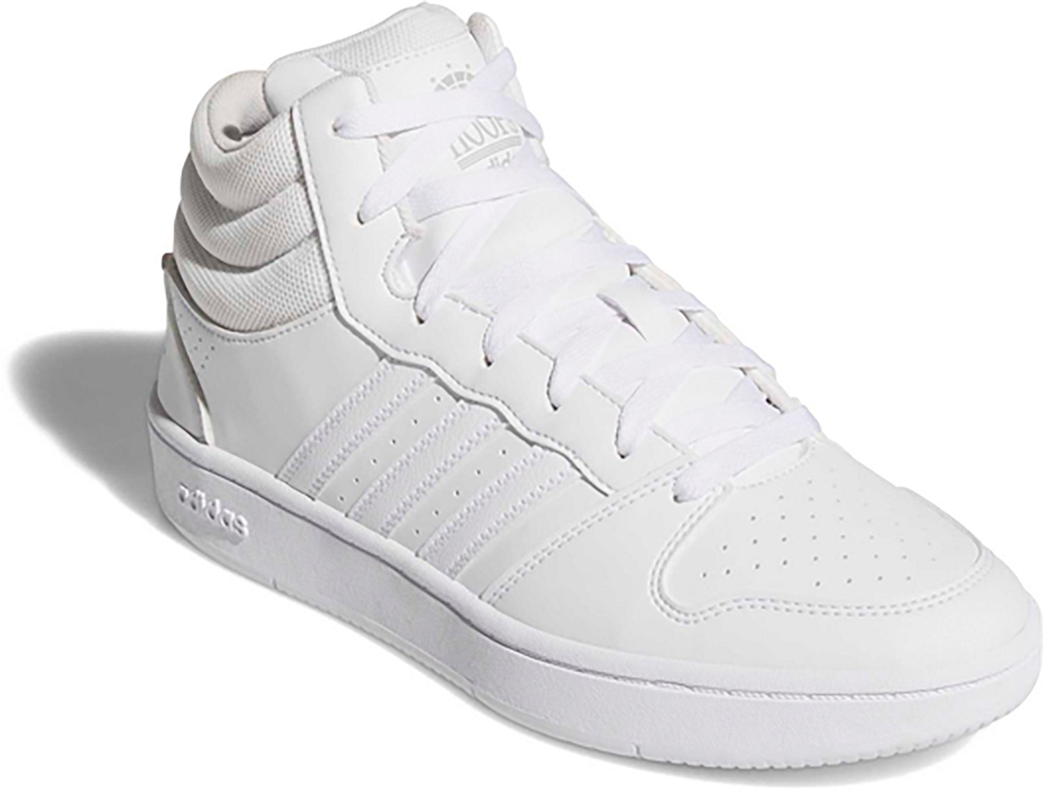 adidas Adults' Hoops Mid Top Classic Sportswear Shoes - view number 3