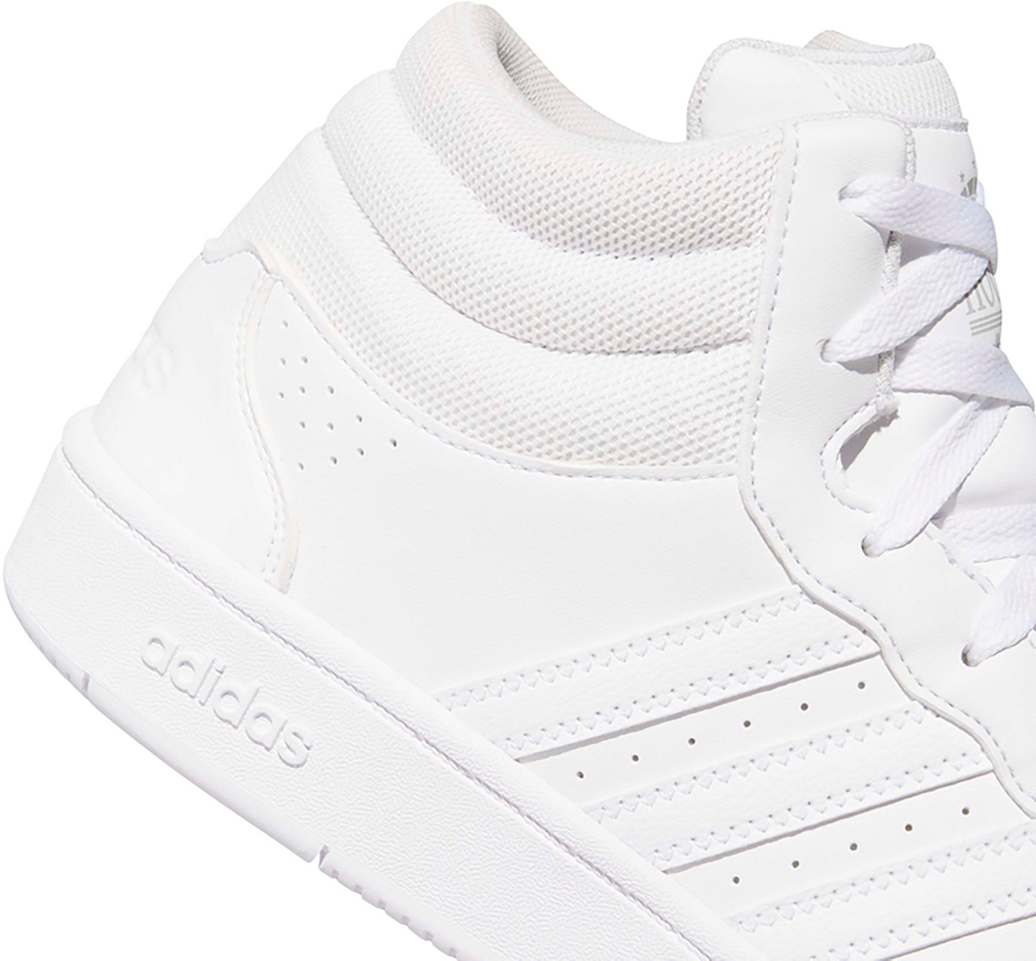 adidas Adults' Hoops Mid Top Classic Sportswear Shoes - view number 7