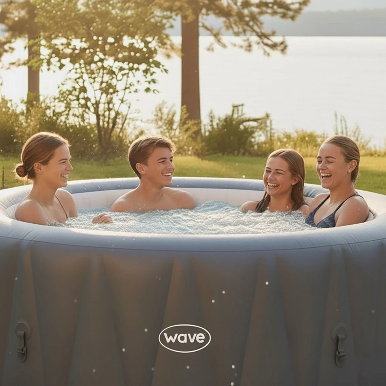 Wave Atlantic Round 4-Person Inflatable Spa - view number 5
