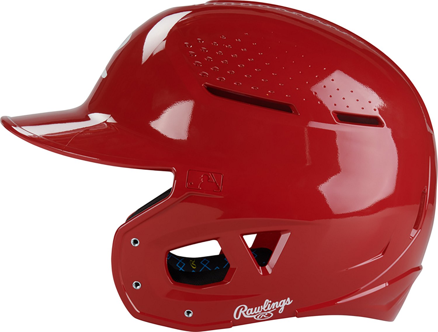 Rawlings Adults' Senior RX2 Clear Coat Batting Helmet - view number 3
