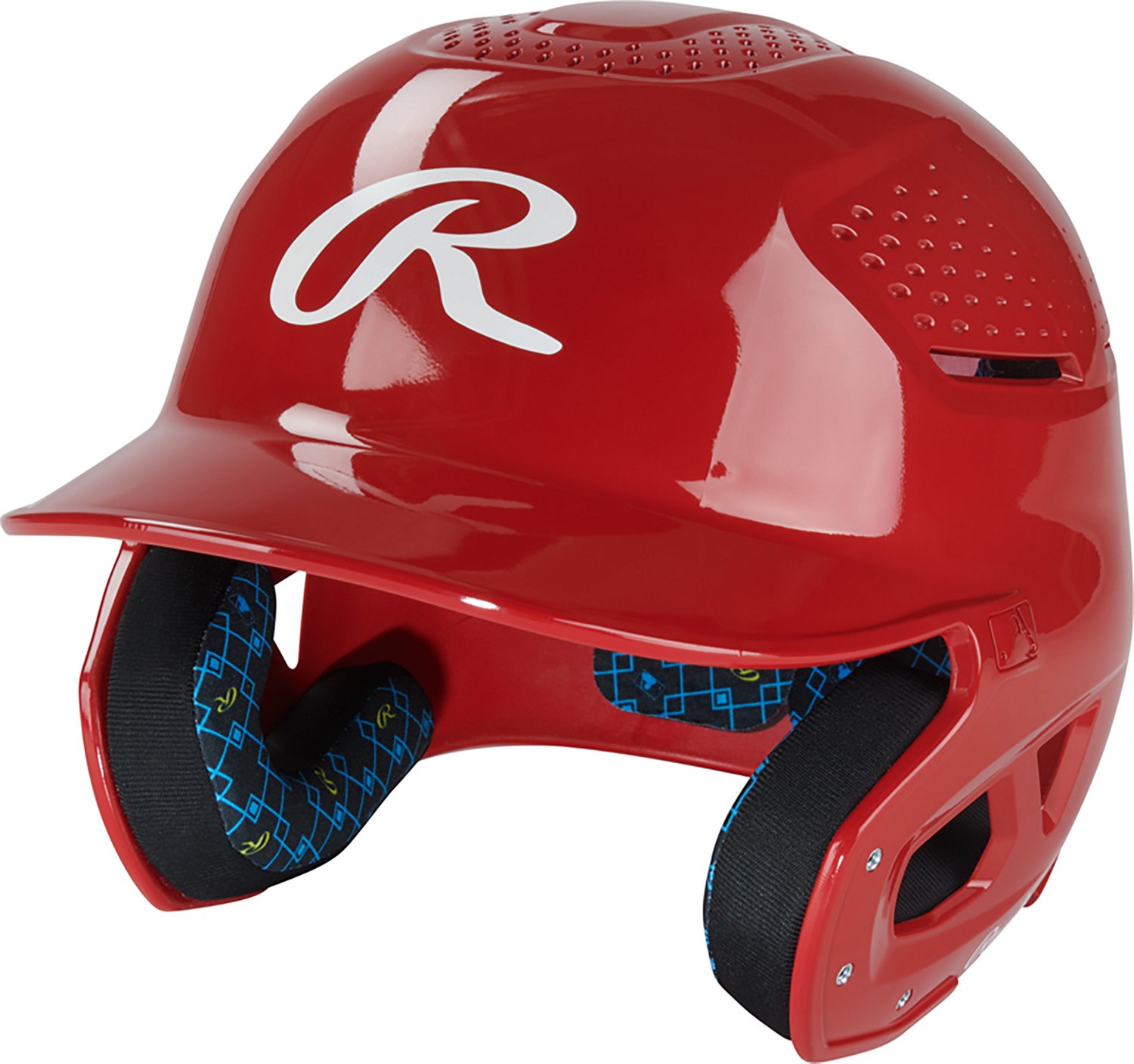 Rawlings Adults' Senior RX2 Clear Coat Batting Helmet - view number 5