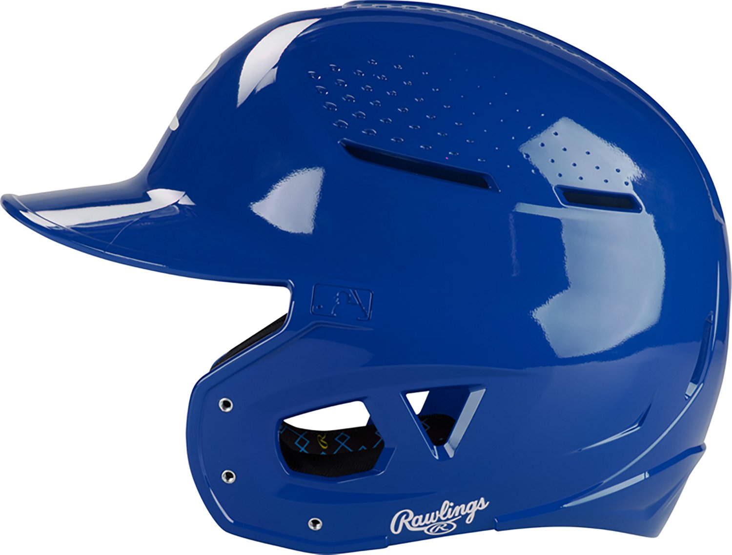 Rawlings Adults' Senior RX2 Clear Coat Batting Helmet - view number 3