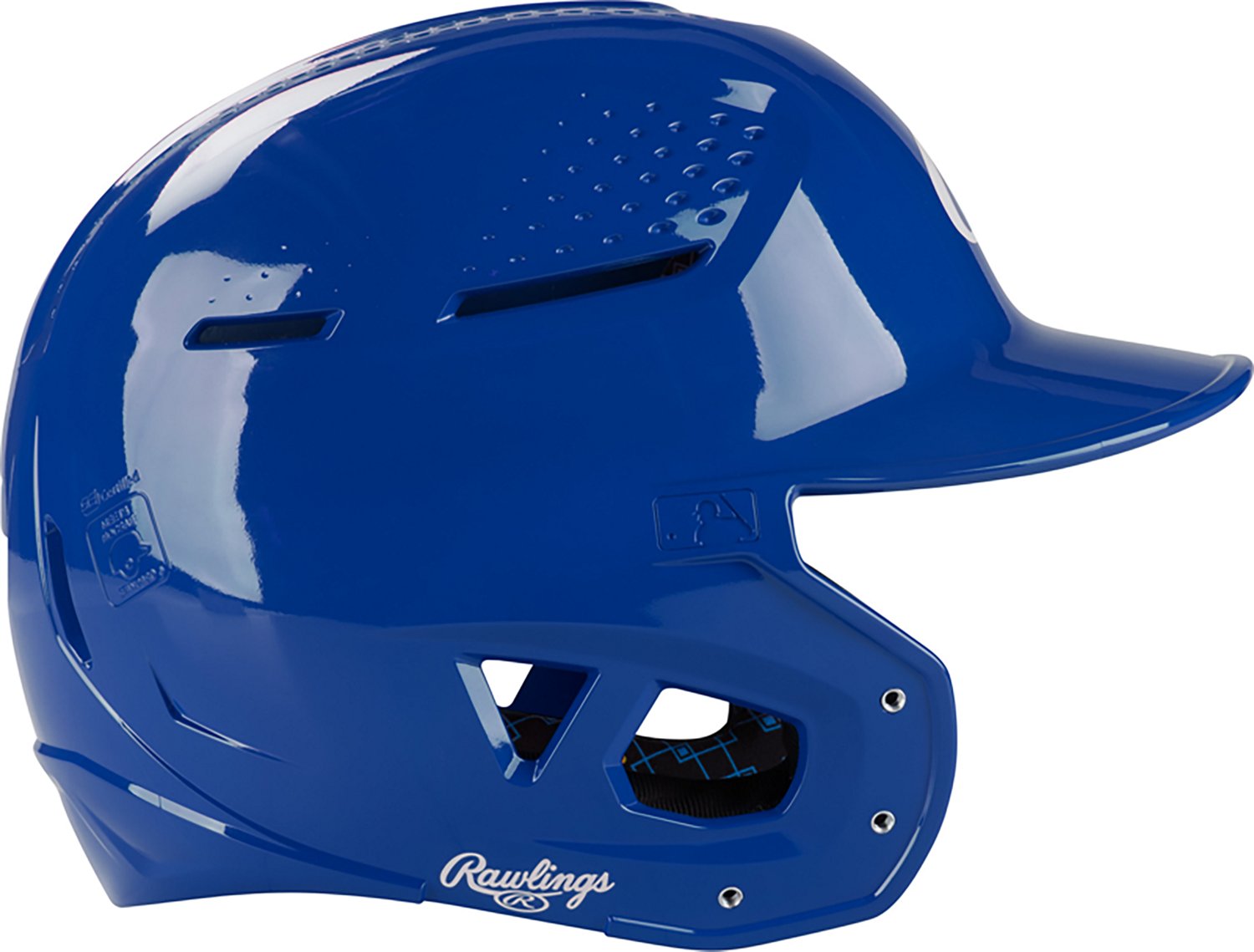 Rawlings Adults' Senior RX2 Clear Coat Batting Helmet - view number 4