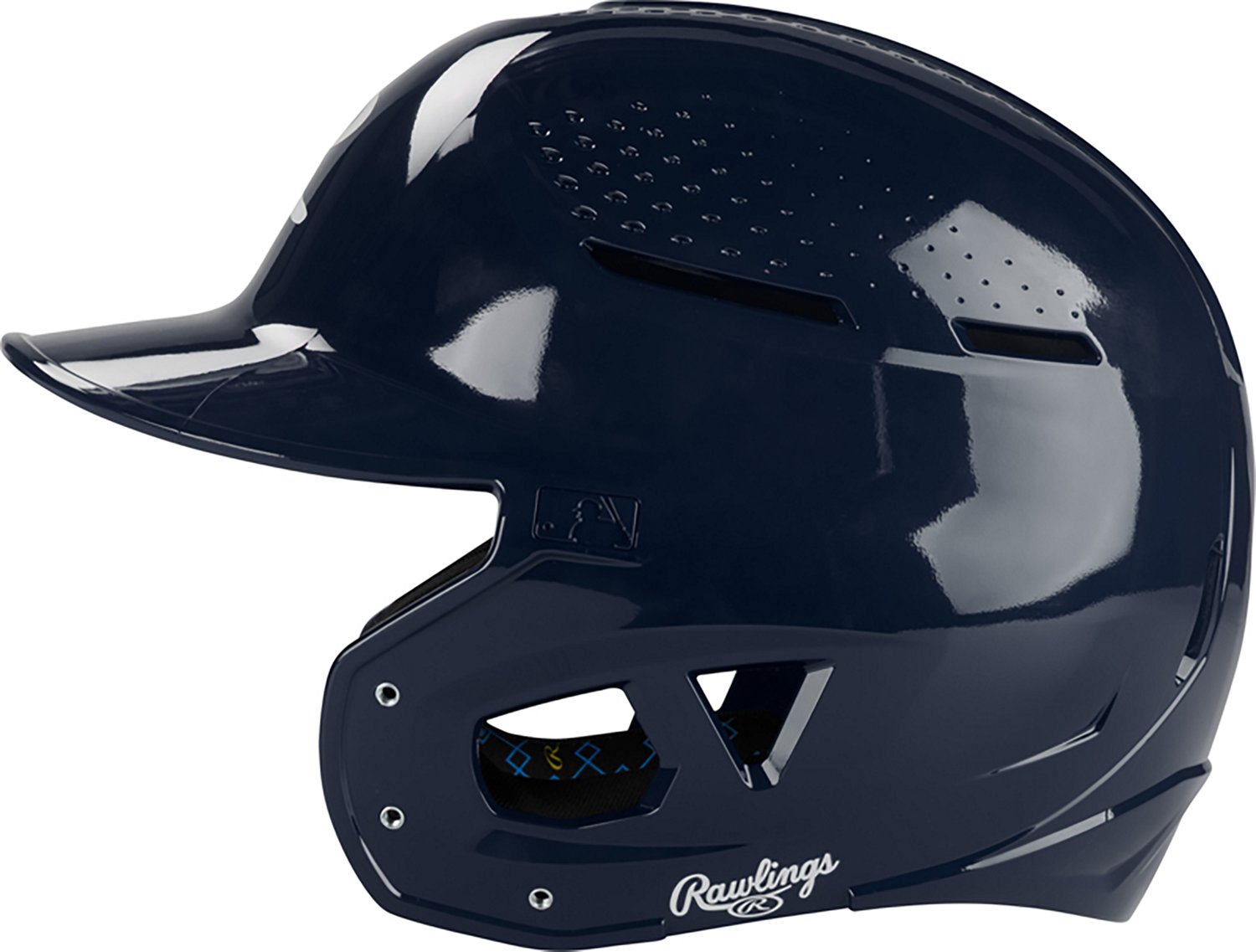 Rawlings Adults' Senior RX2 Clear Coat Batting Helmet - view number 3