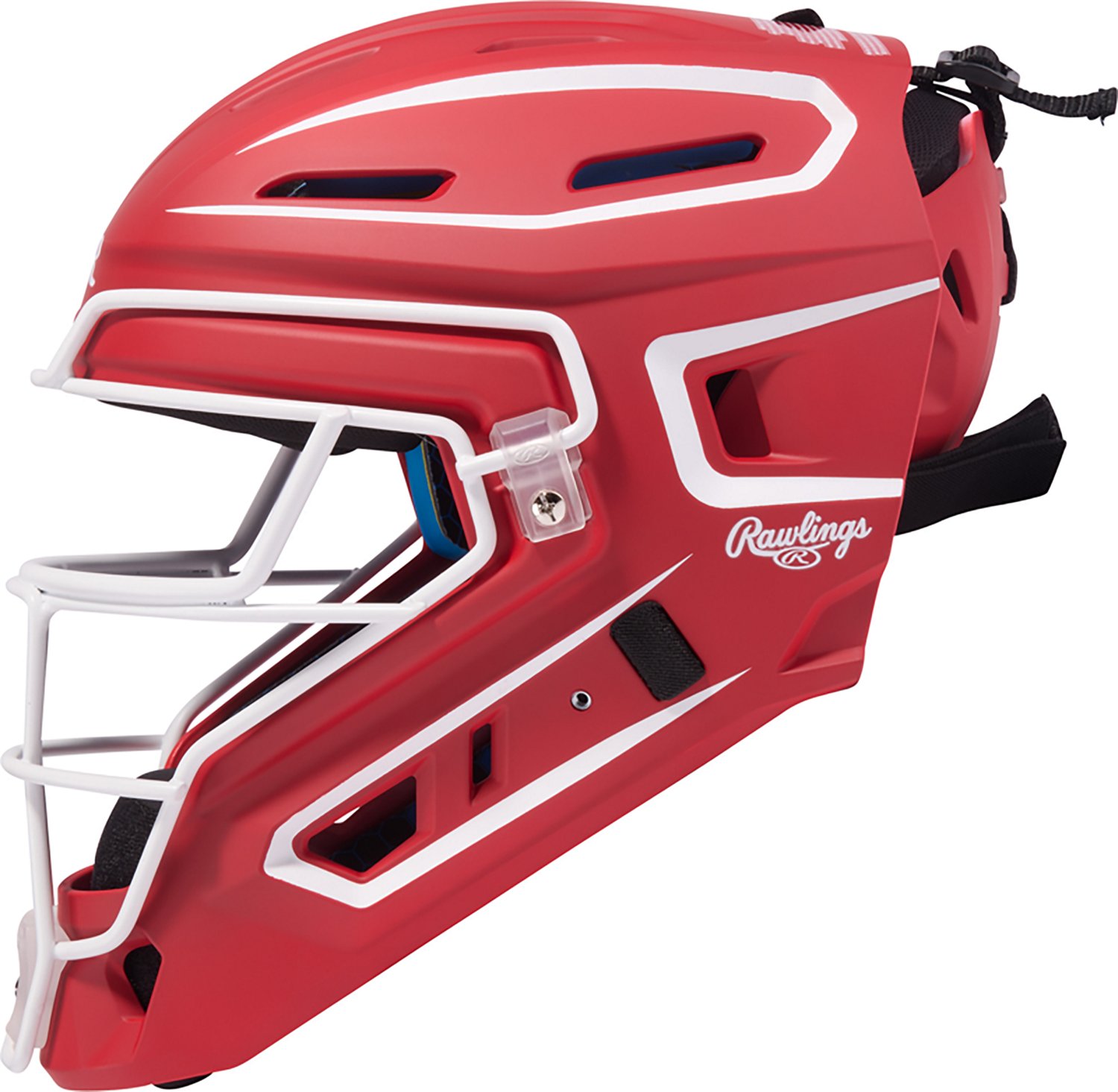 Rawlings Kids' Junior Mach Pro Series Hockey Style Catcher's Helmet - view number 3