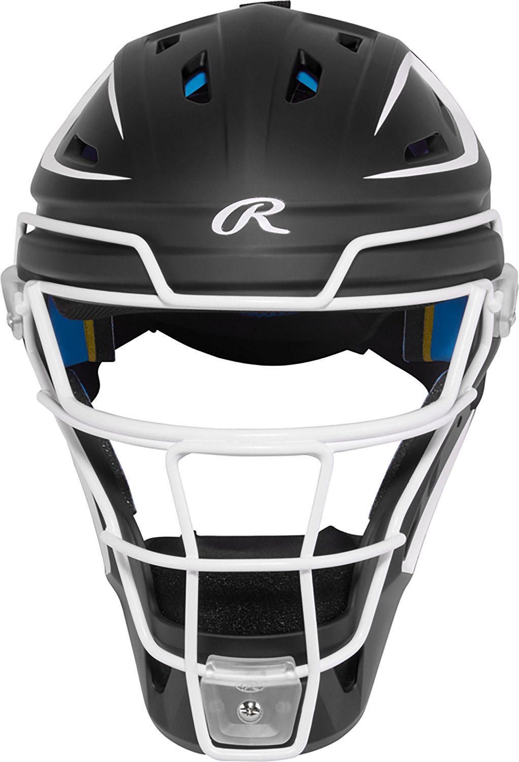 Rawlings Adults' Senior Mach Pro Series Hockey Style Catcher's Helmet