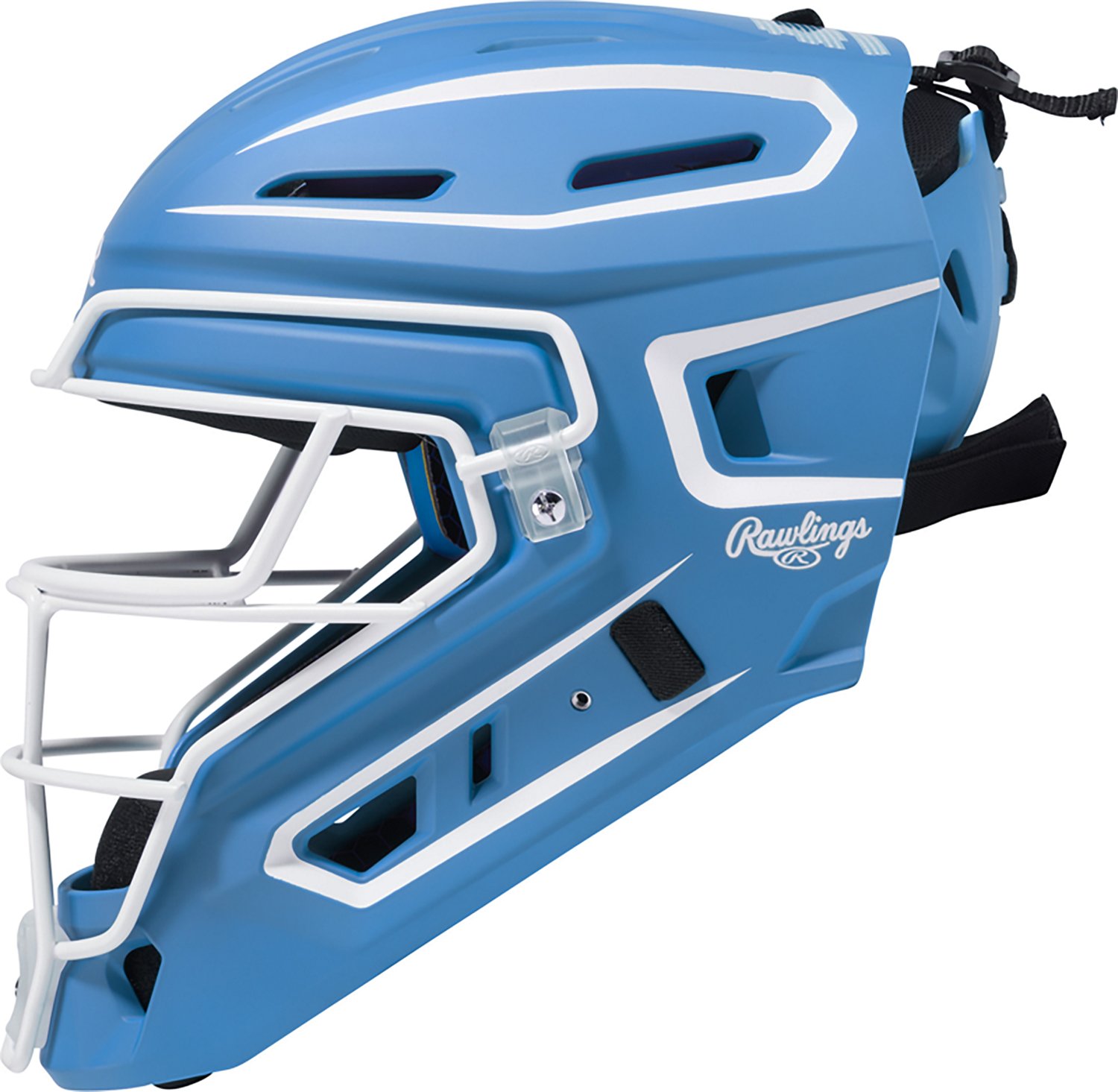 Rawlings Adults' Senior Mach Pro Series Hockey Style Catcher's Helmet - view number 3