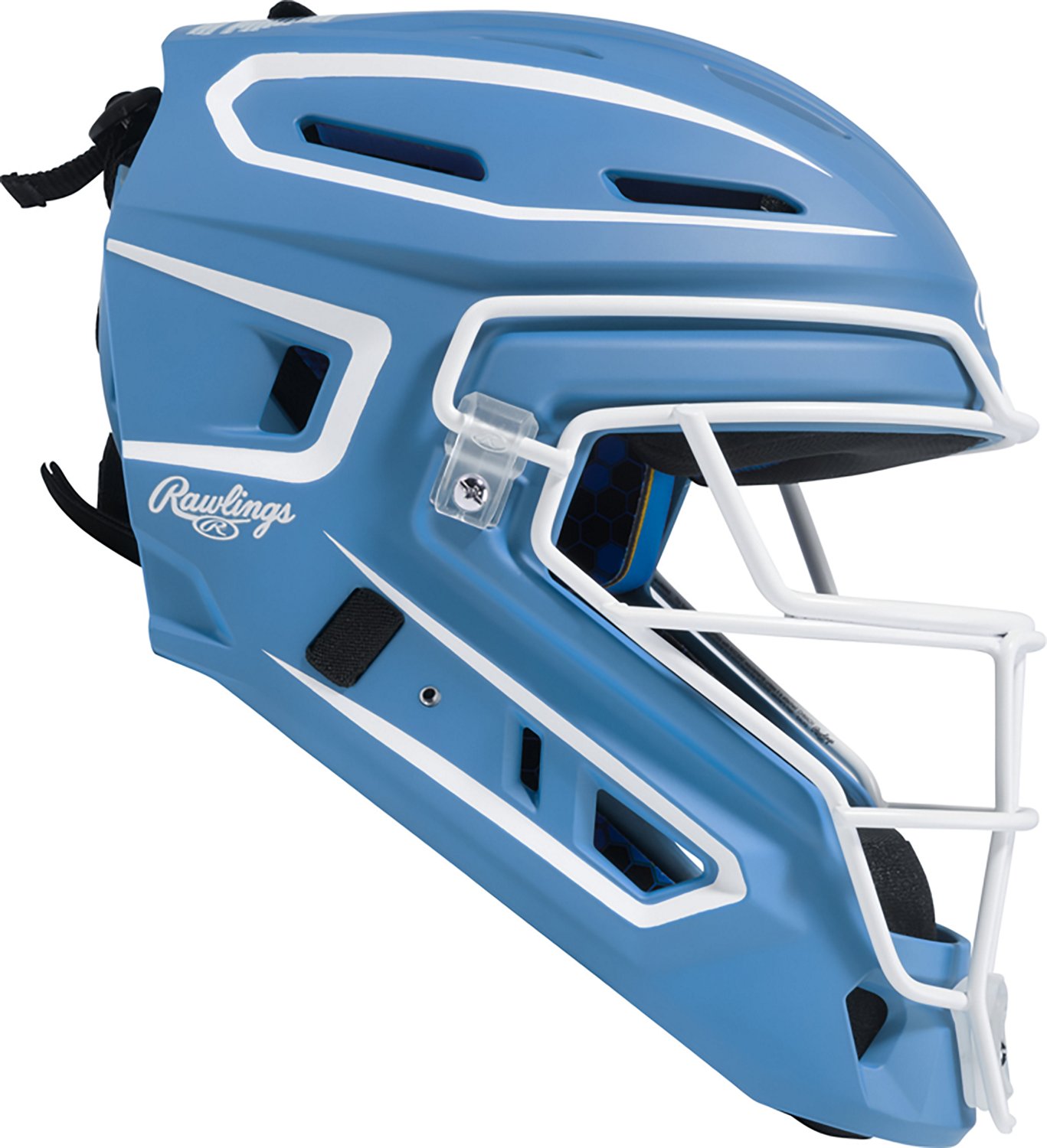 Rawlings Adults' Senior Mach Pro Series Hockey Style Catcher's Helmet - view number 4
