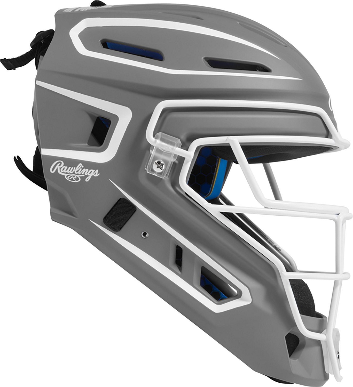 Rawlings Adults' Senior Mach Pro Series Hockey Style Catcher's Helmet - view number 4