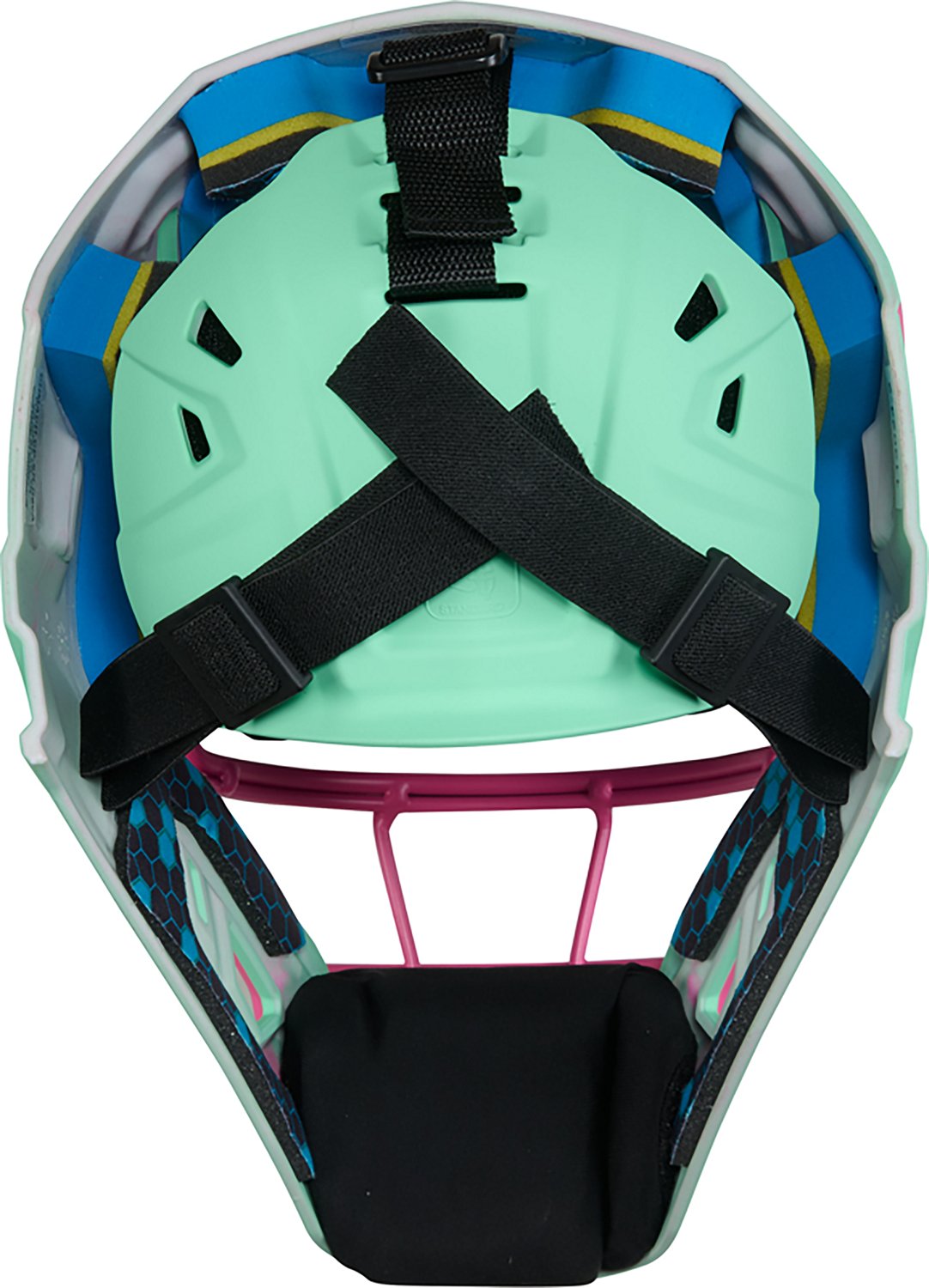 Rawlings Adults' Senior Mach Pro Series Hockey Style Catcher's Helmet - view number 2