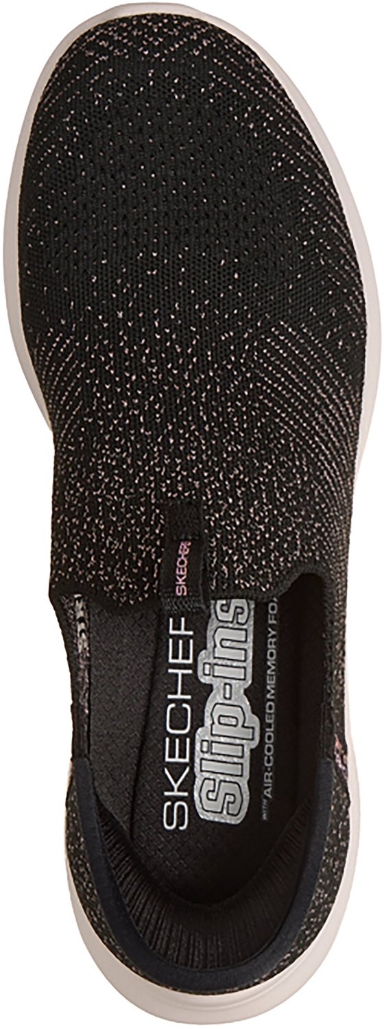 SKECHERS Women's Ultra Flex 4.0 Midnight Sparkles Shoes - view number 4