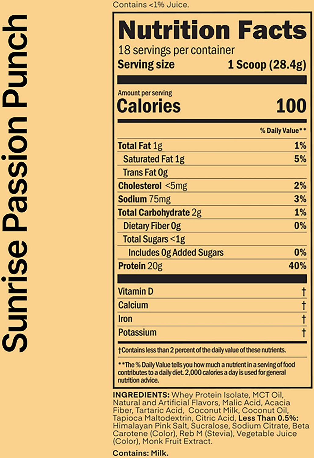 Oath Nutrition Clear Whey Protein - 18 servings - view number 3