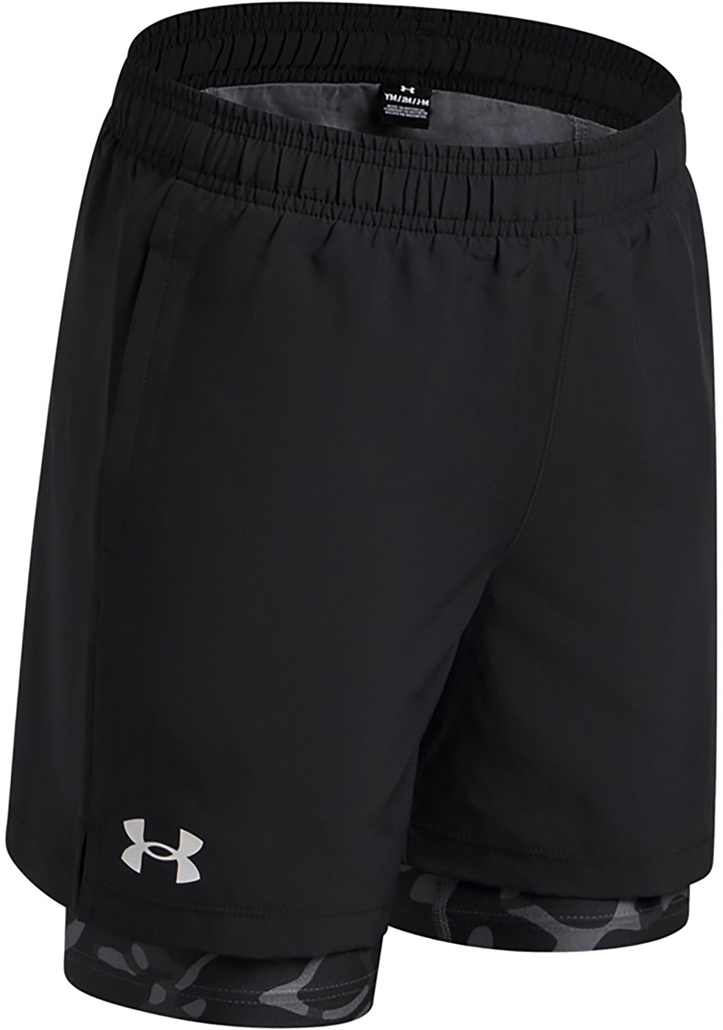 Under Armour Boys' 2-in-1 Shorts 5 in - view number 2