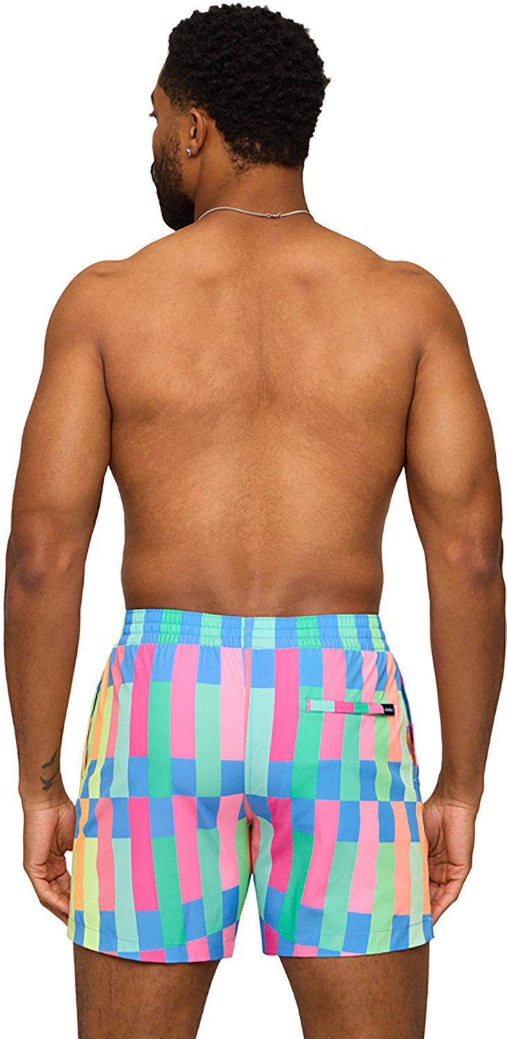 Chubbies Men's The Technicolor Stitches Classic Lined Swim Trunks 5.5 in - view number 2