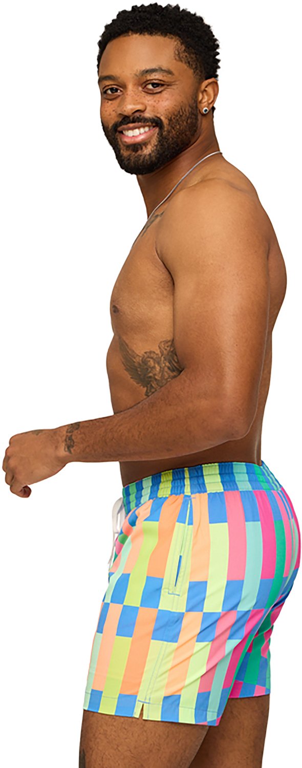 Chubbies Men's The Technicolor Stitches Classic Lined Swim Trunks 5.5 in - view number 3
