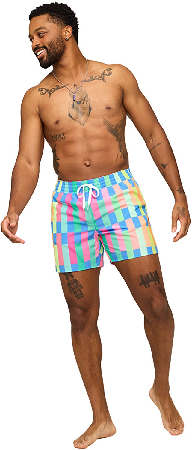 Chubbies Men's The Technicolor Stitches Classic Lined Swim Trunks 5.5 in - view number 4
