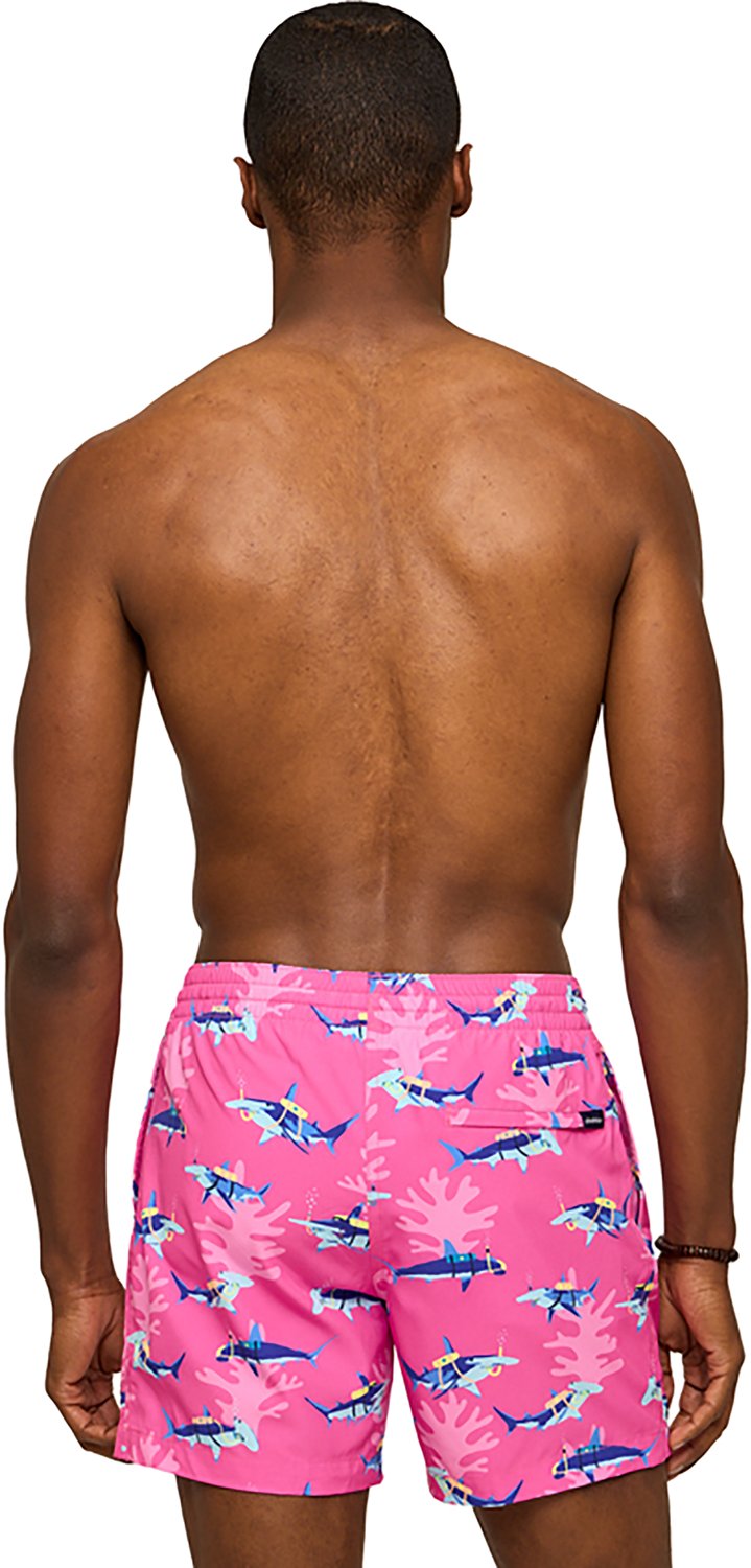 Chubbies Men's The Great Pink Sharks Classic Swim Trunks 5.5 in - view number 2