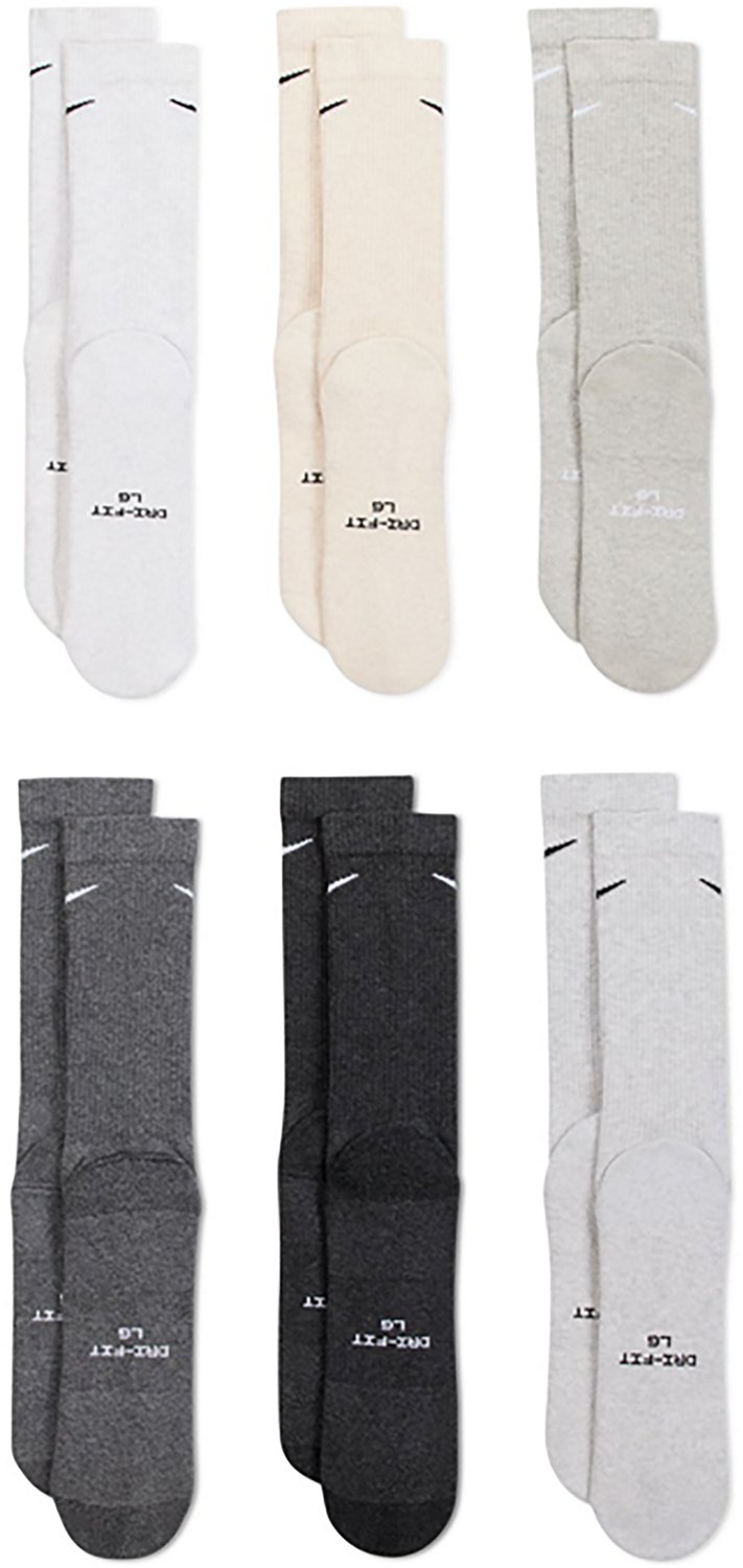 Nike Men's Everyday Elevated Crew Socks 6 Pack - view number 4