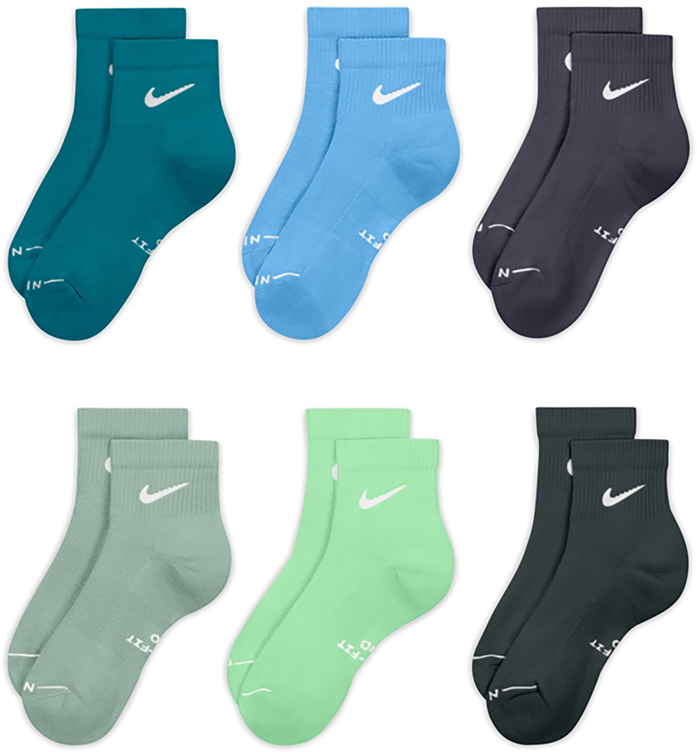 Nike Men's Everyday Elevated Ankle Socks 6 Pack - view number 3