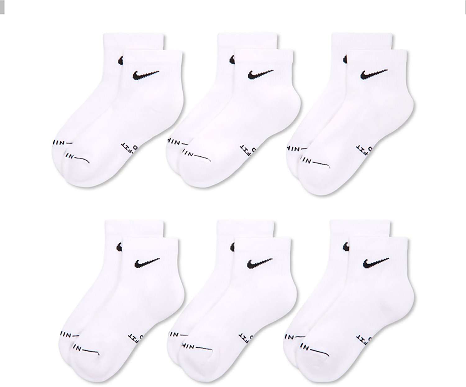 Nike Men's Everyday Elevated Ankle Socks 6 Pack - view number 3