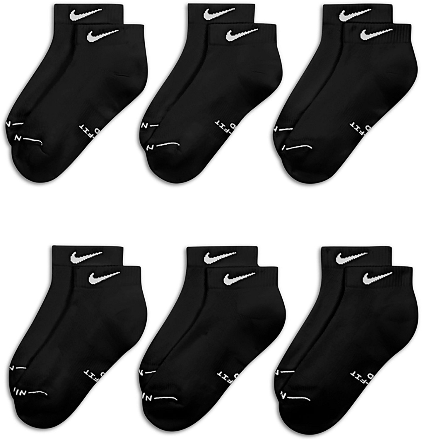 Nike Men's Everyday Elevated Low Socks 6 Pack - view number 3