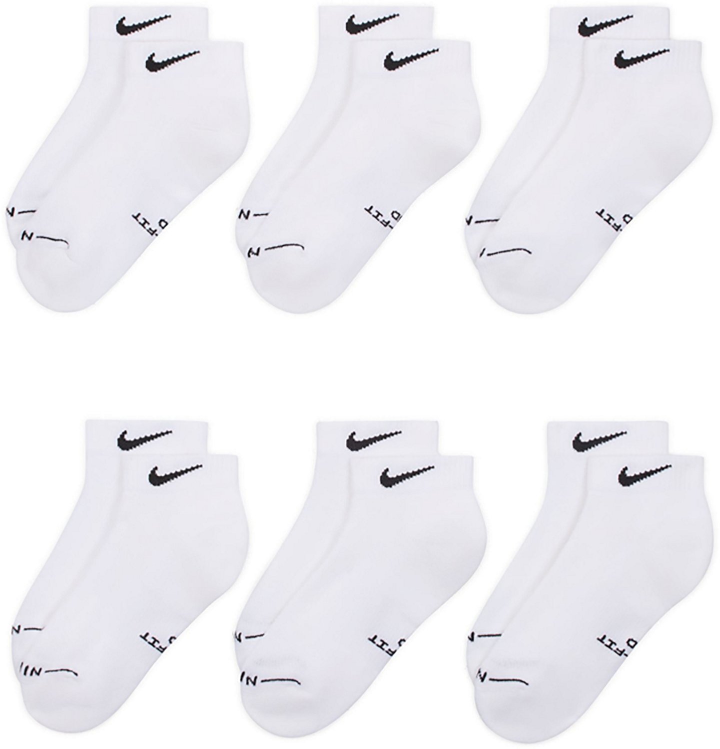Nike Men's Everyday Elevated Low Socks 6 Pack - view number 3