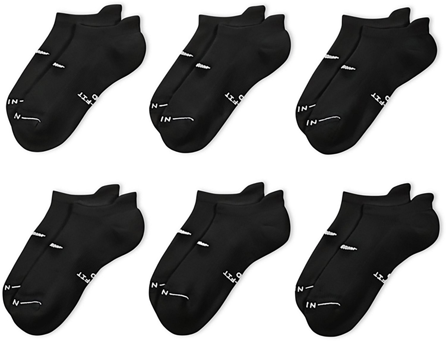 Nike Men's Everyday Elevated No Show Socks 6 Pack - view number 3
