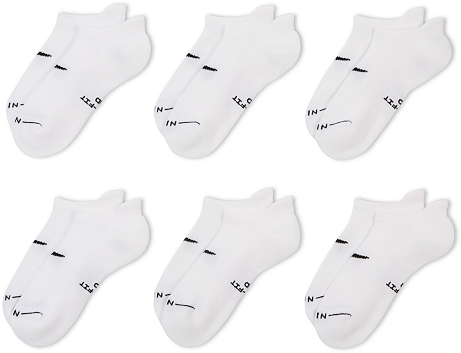 Nike Men's Everyday Elevated No Show Socks 6 Pack - view number 3
