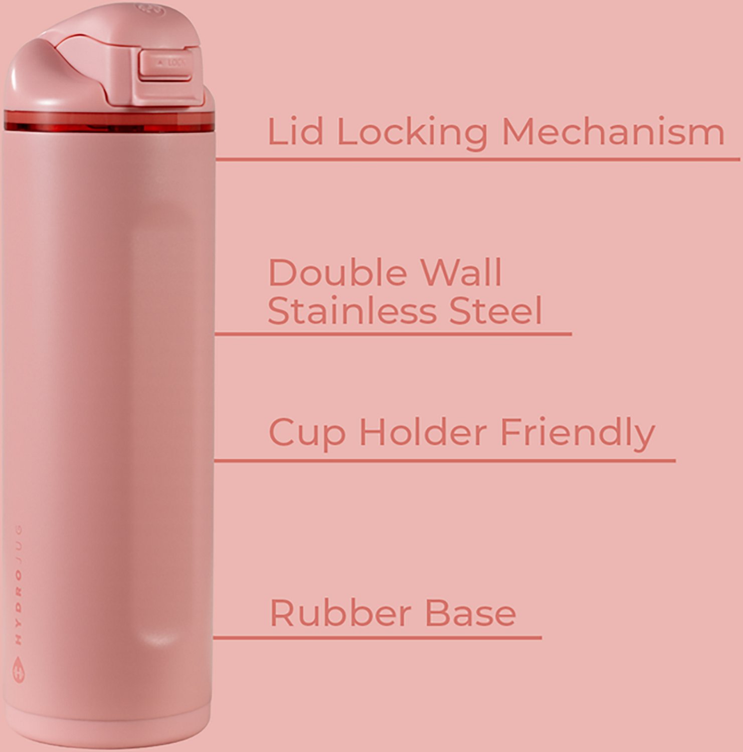 HydroJug Ease2o 24 oz Water Bottle with Straw Lid - view number 5
