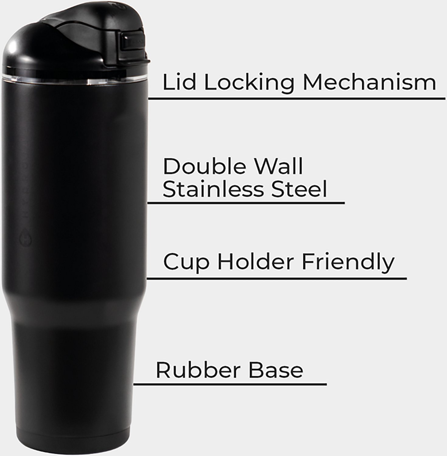 HydroJug Ease2o 40 oz Water Bottle with Straw Lid
