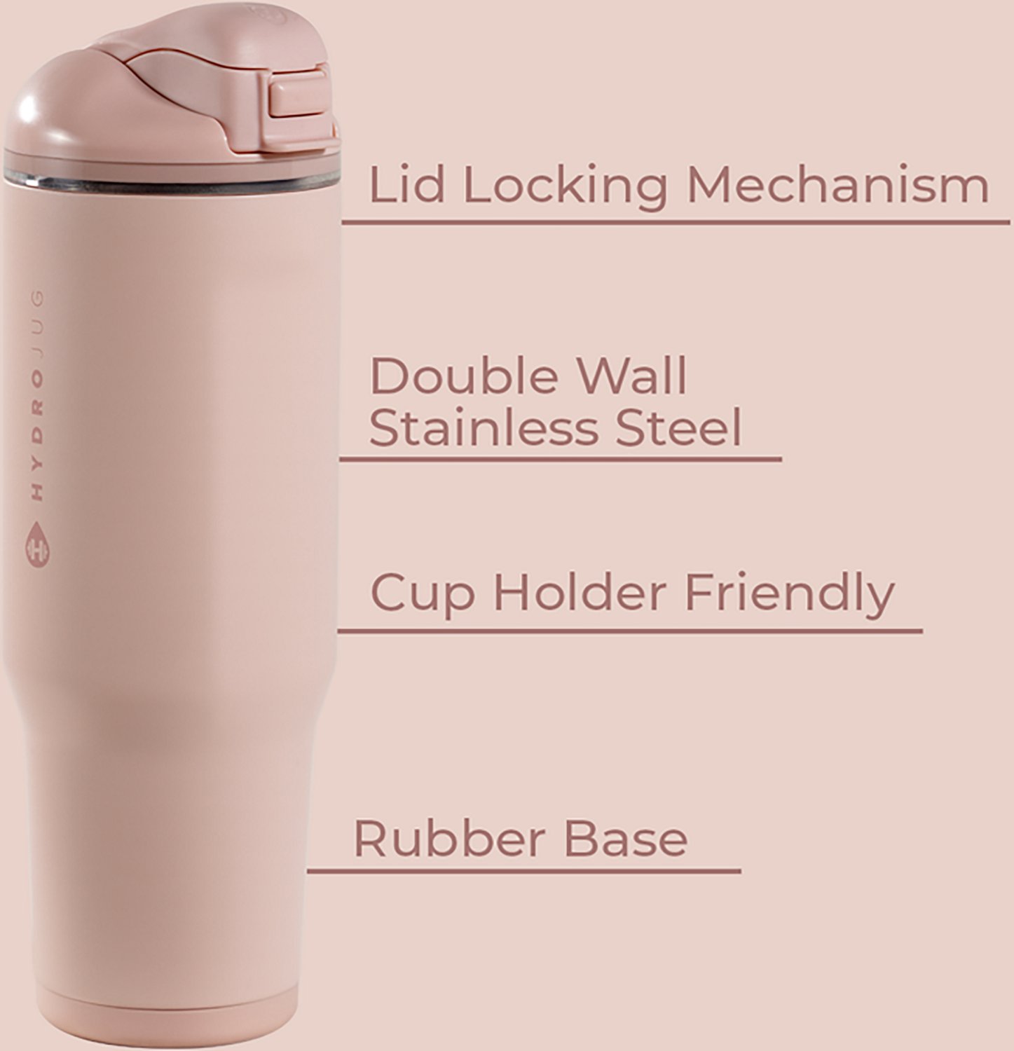HydroJug Ease2o 40 oz Water Bottle with Straw Lid - view number 5