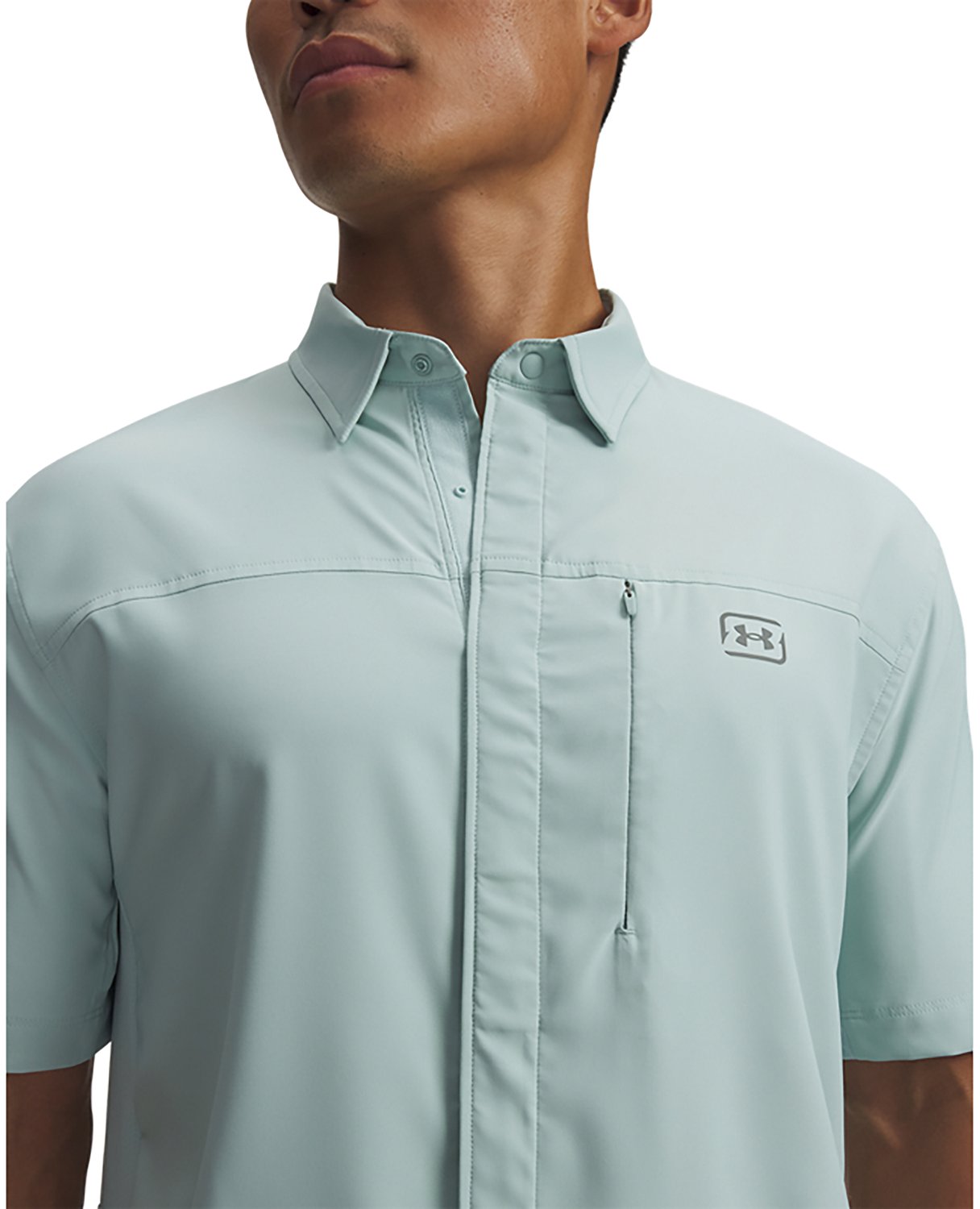 Under Armour Men's Shorebreak Hybrid Woven Short Sleeve Shirt - view number 3