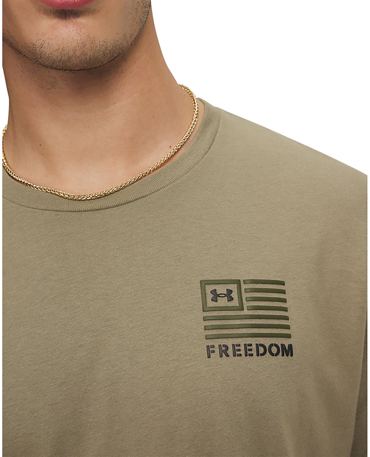 Under Armour Men's Freedom Left Chest Short Sleeve T-shirt                                                                       - view number 3