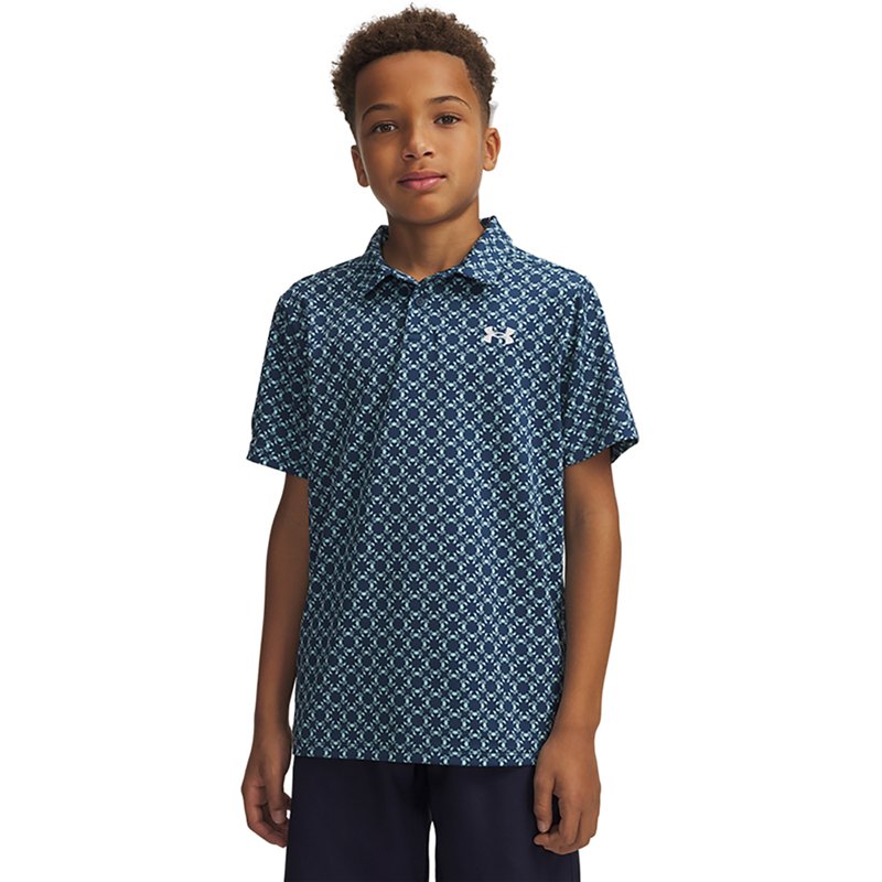 Under Armour Boys' Matchplay Print Polo Shirt
