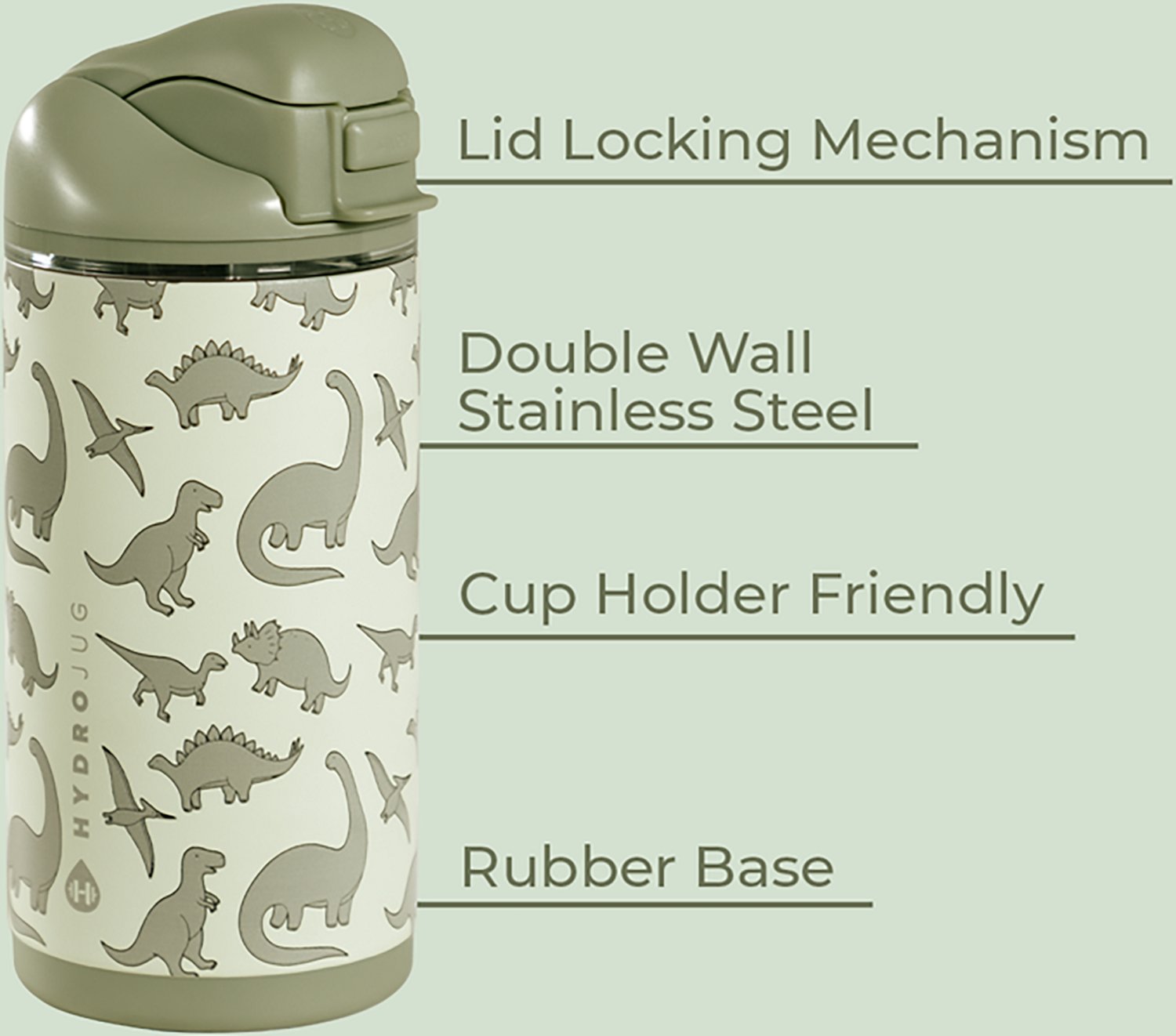 HydroJug Ease2o 14 oz Water Bottle with Straw Lid - view number 5