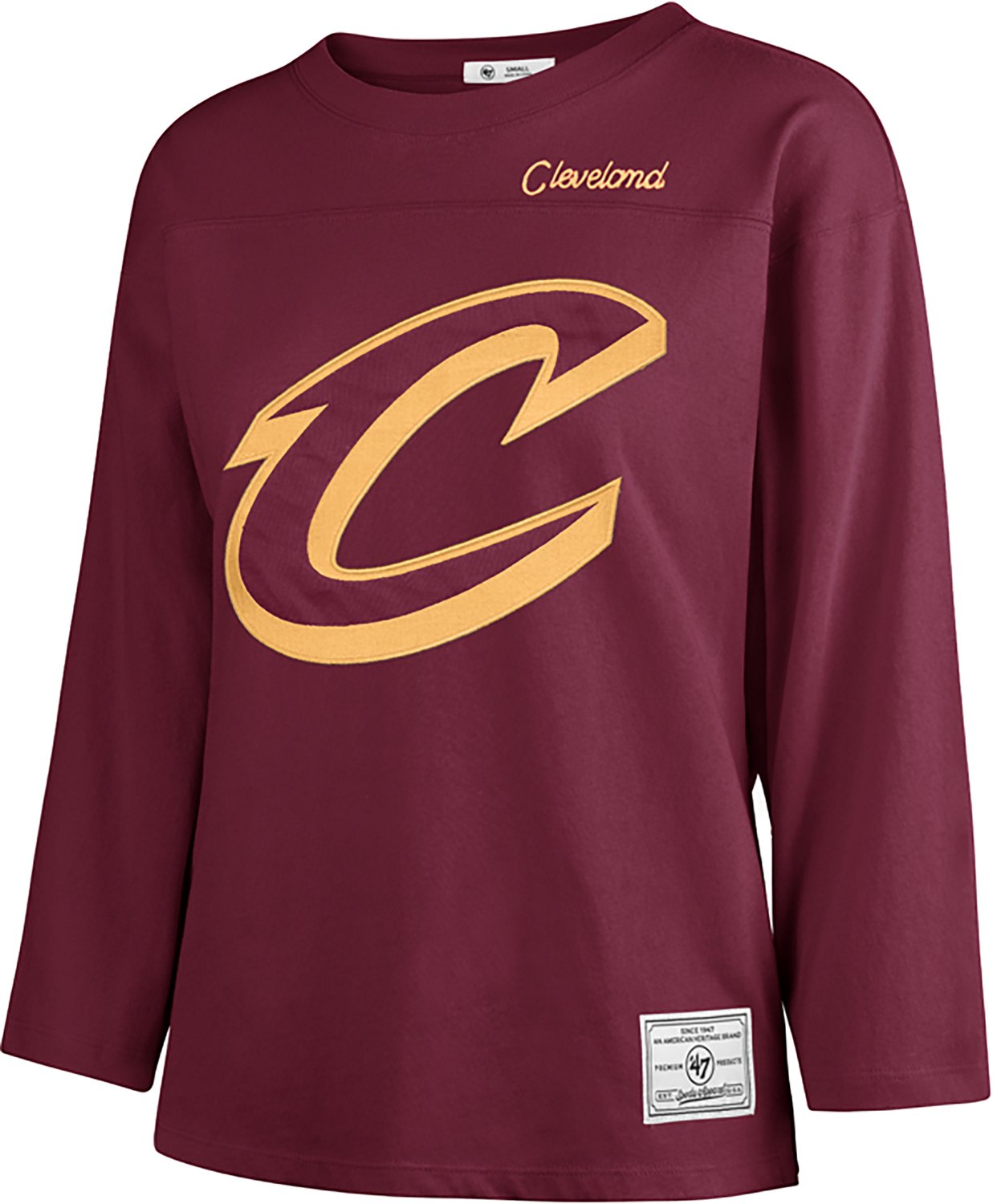 '47 Cleveland Cavaliers Women's Game Nod Timeless Long Sleeve T-shirt