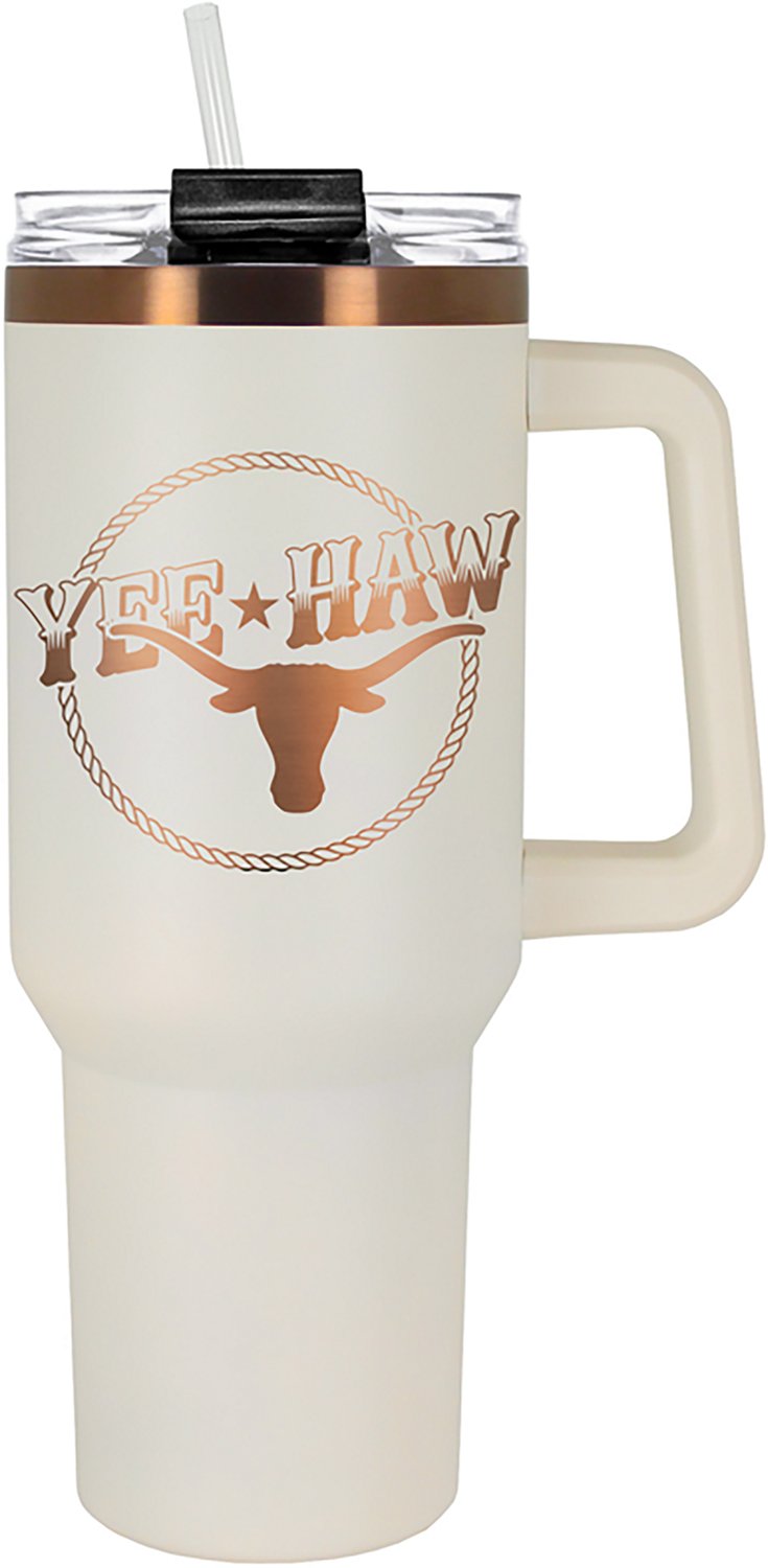 Great American Products Texas Longhorns Yee Haw Colossus 40 oz. Tumbler