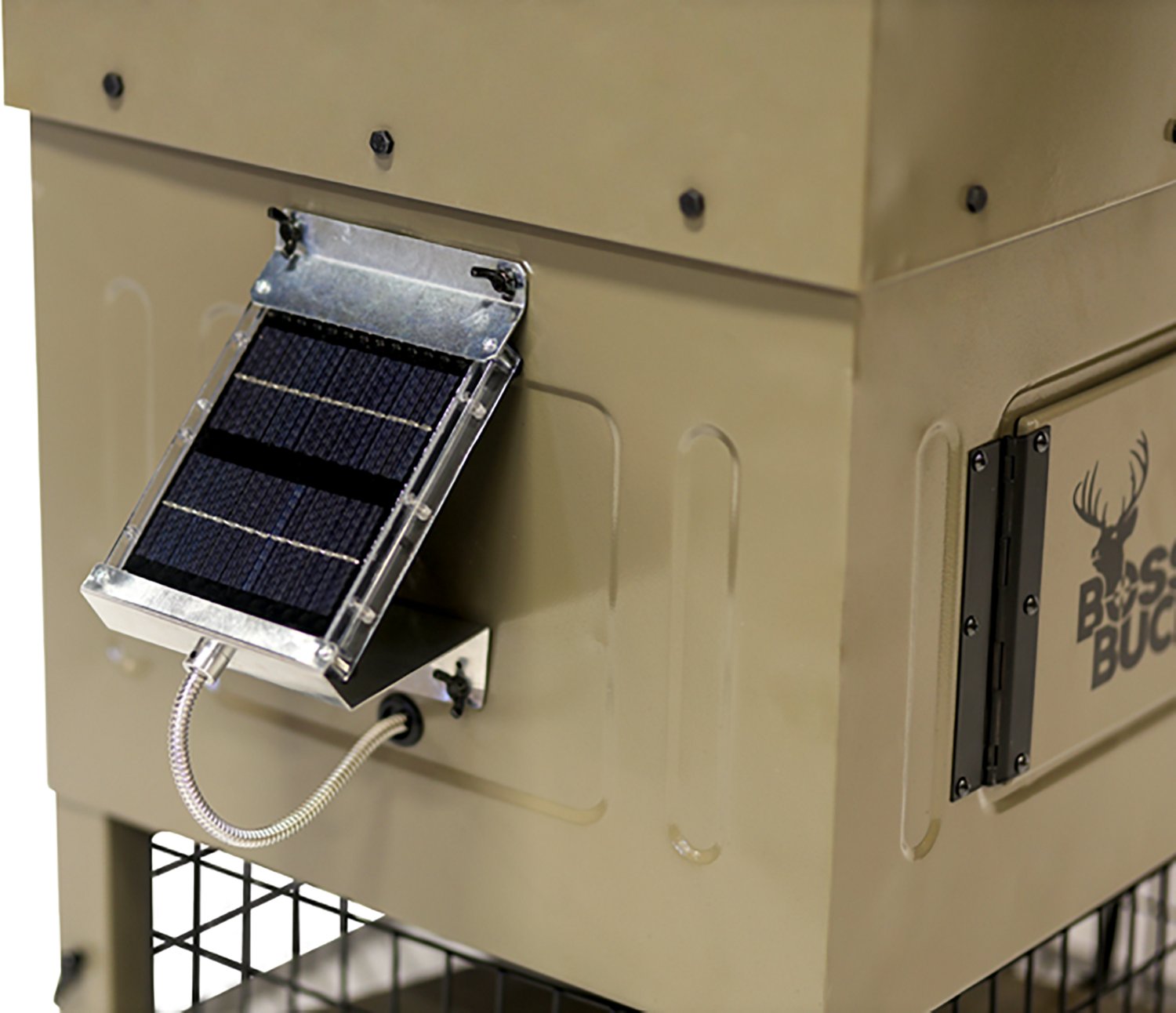 Boss Buck Stand & Fill Sled Feeder with Diverter Plate & Solar Panel - view number 3