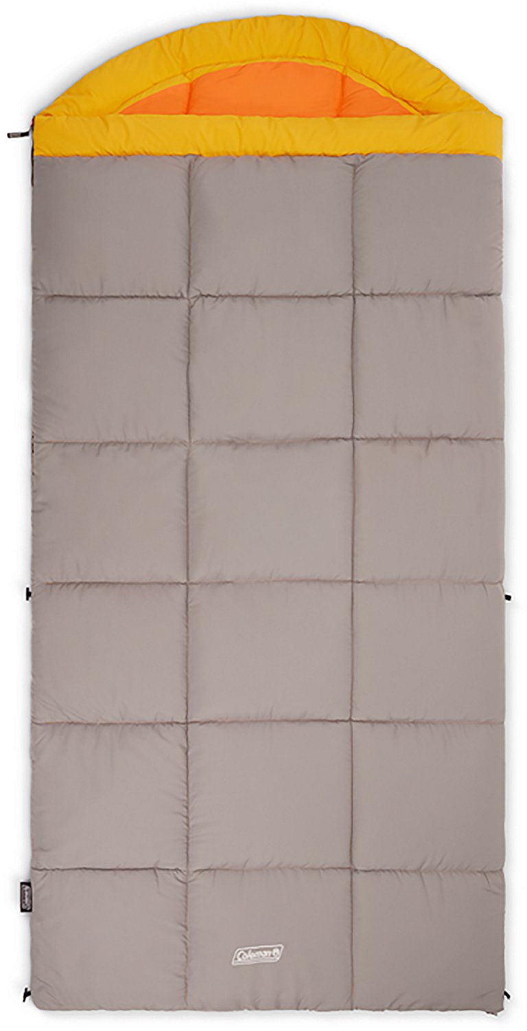 Coleman Adults' Arch Bay 15°F Big and Tall Semi-Rectangular Sleeping Bag