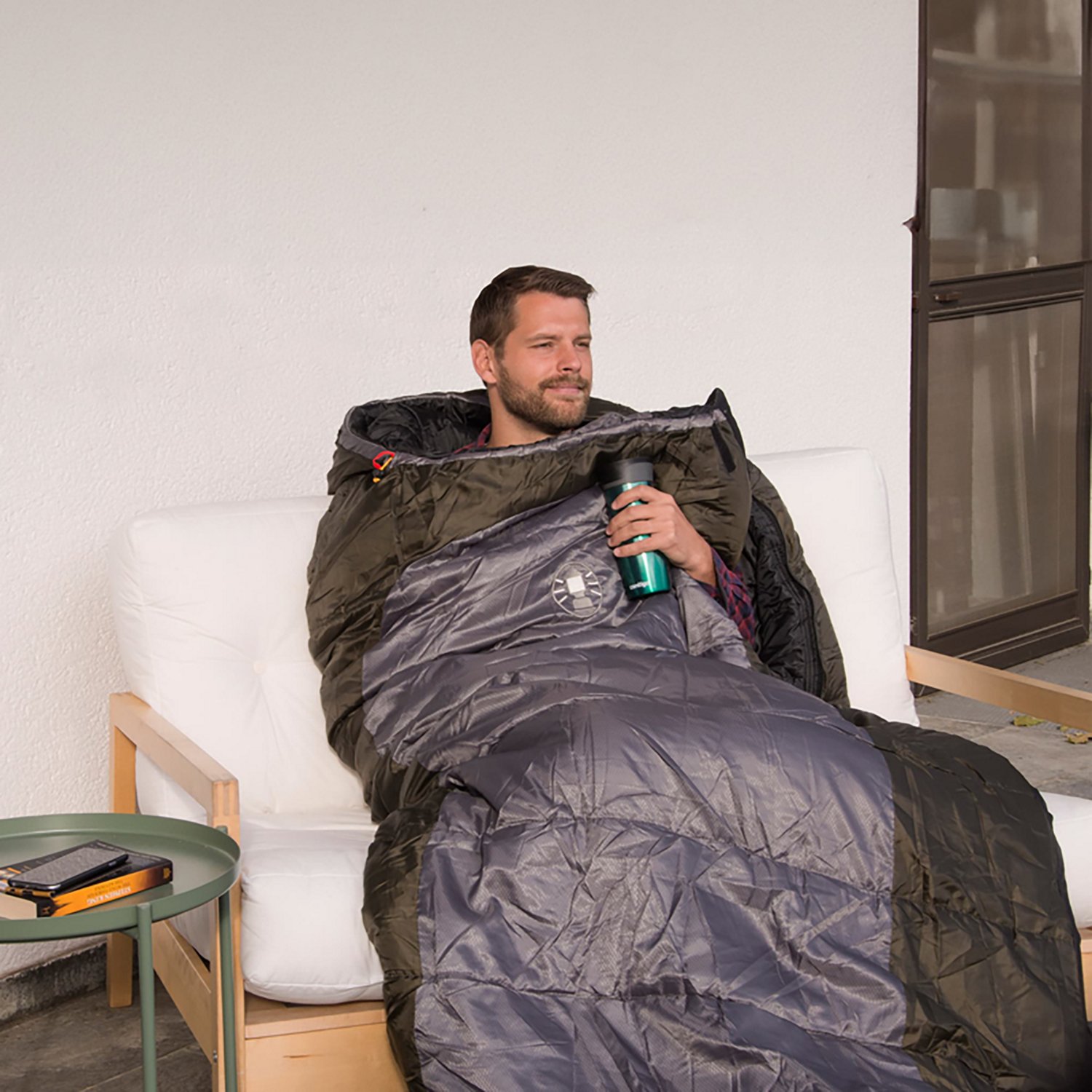 Coleman Adults' Big Basin 15°F Big and Tall Mummy Sleeping Bag - view number 3