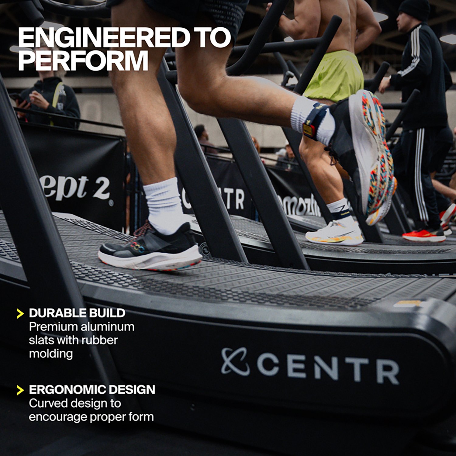 Centr x HYROX Perform Non-Motorized Curved Treadmill  - view number 6