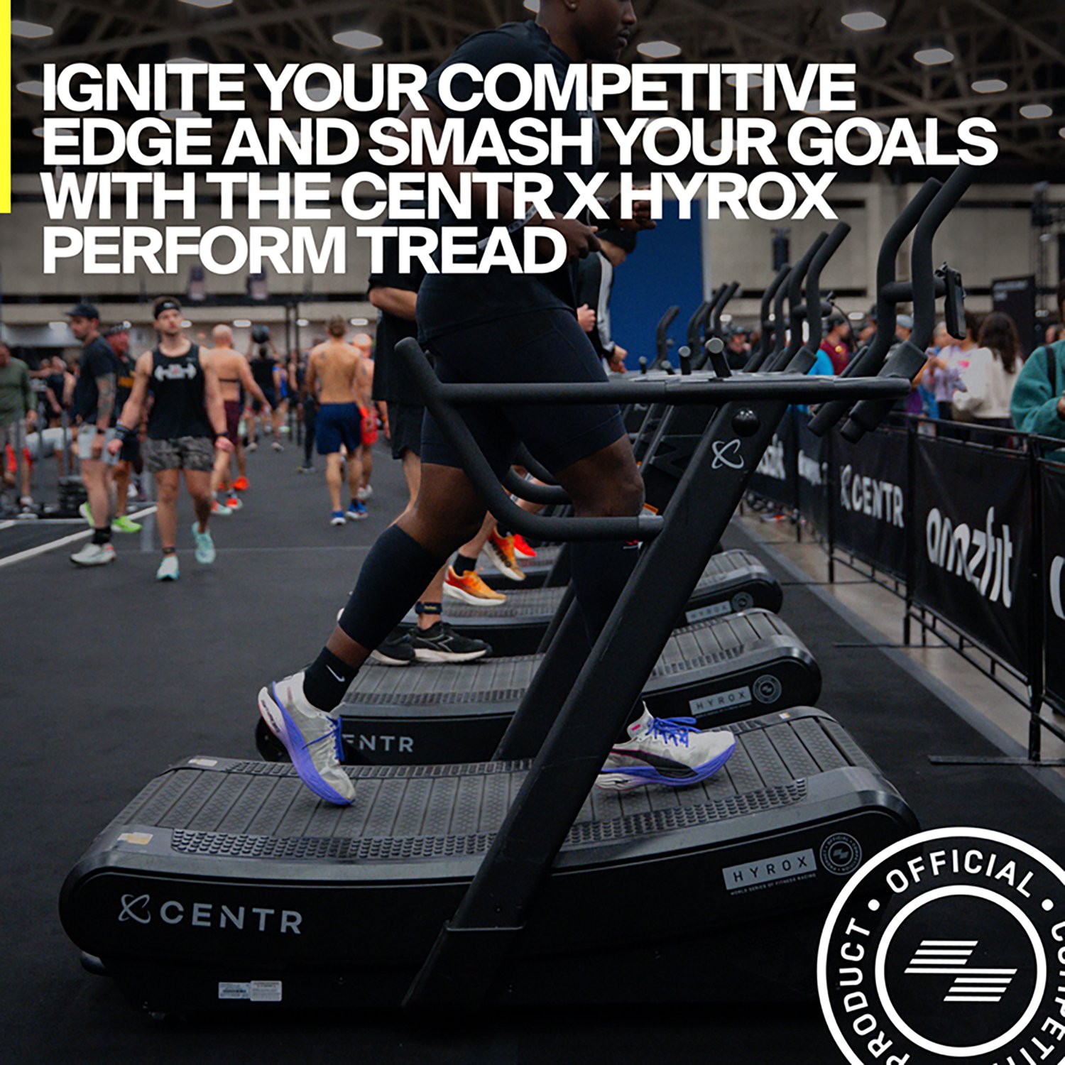 Centr x HYROX Perform Non-Motorized Curved Treadmill  - view number 7